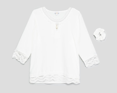 Foto 1 | Blusa Blanca Lady Sun para Mujer