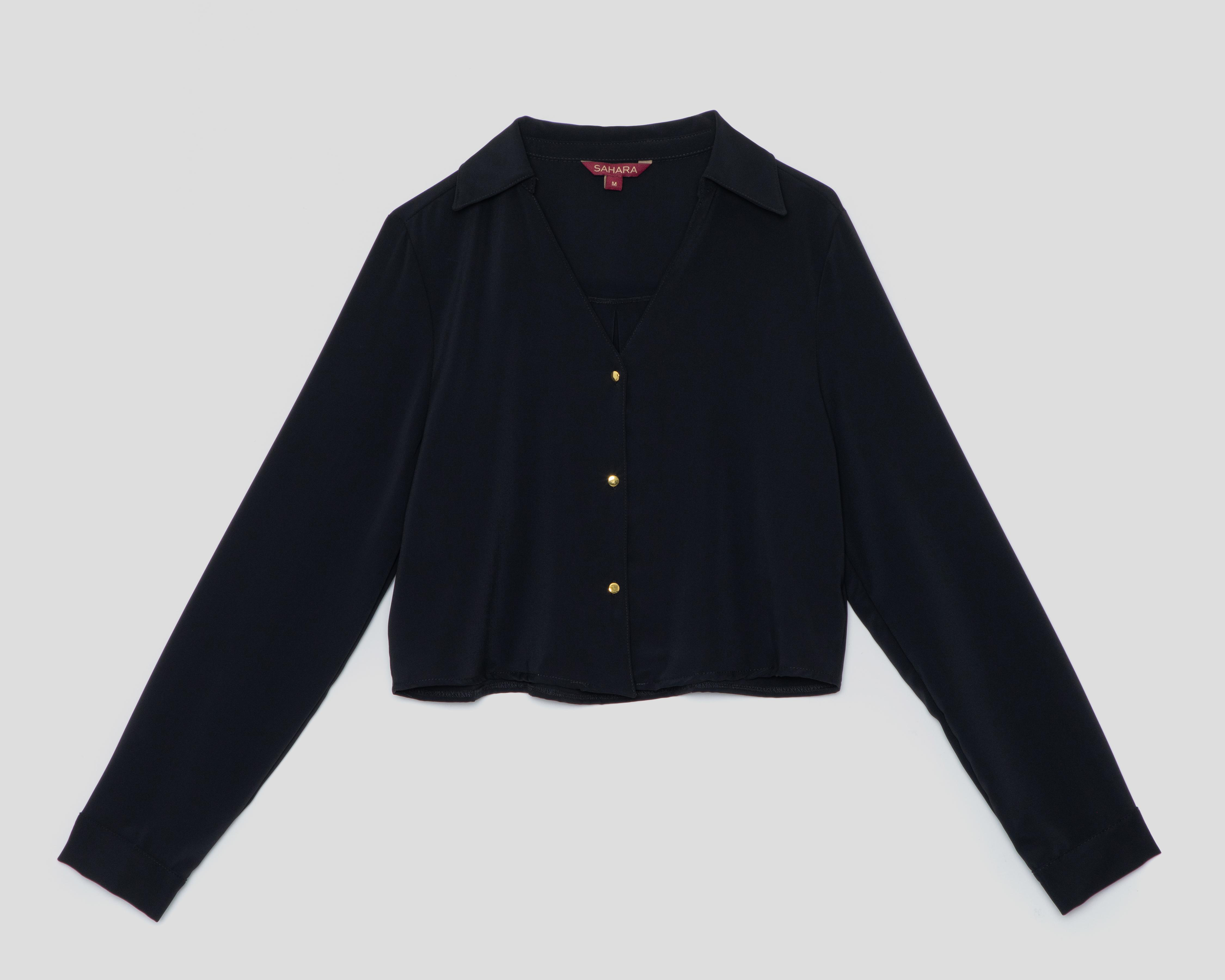 Foto 1 | Blusa Manga Larga Sahara para Mujer