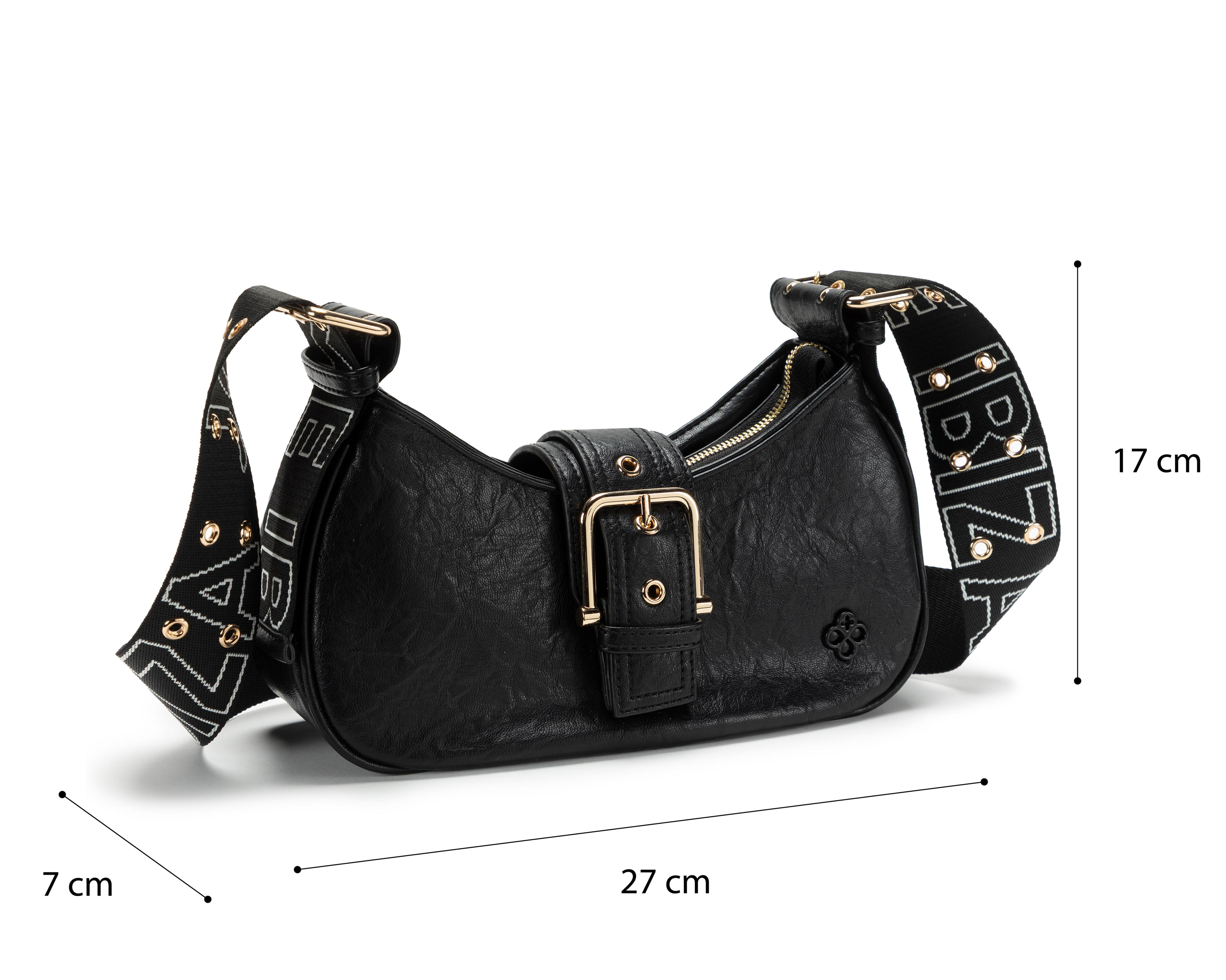 Foto 5 | Bolsa de Hombro Jaime Ibiza JI 2425 Negra