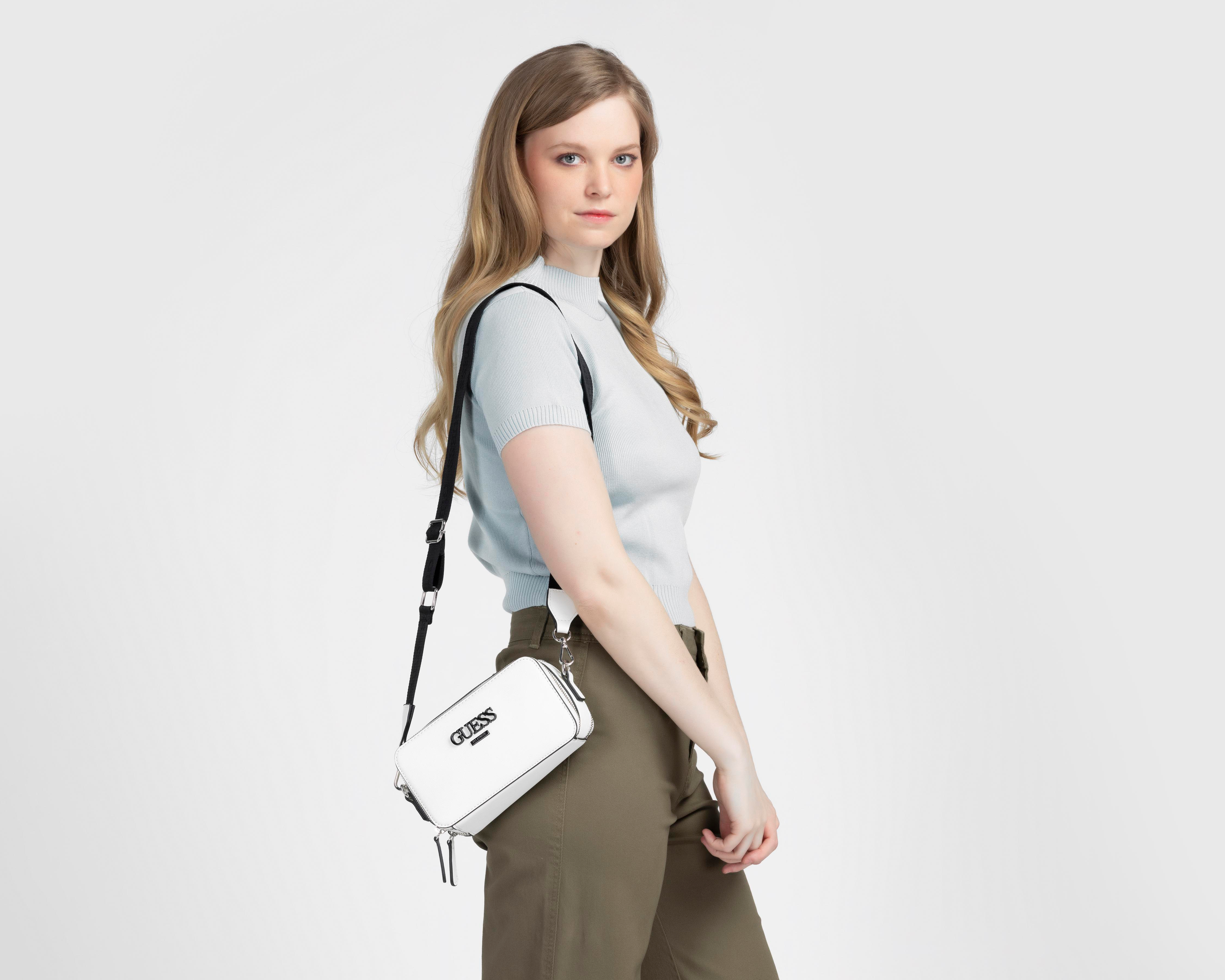 Foto 6 | Bolsa Cruzada Guess Lewistown