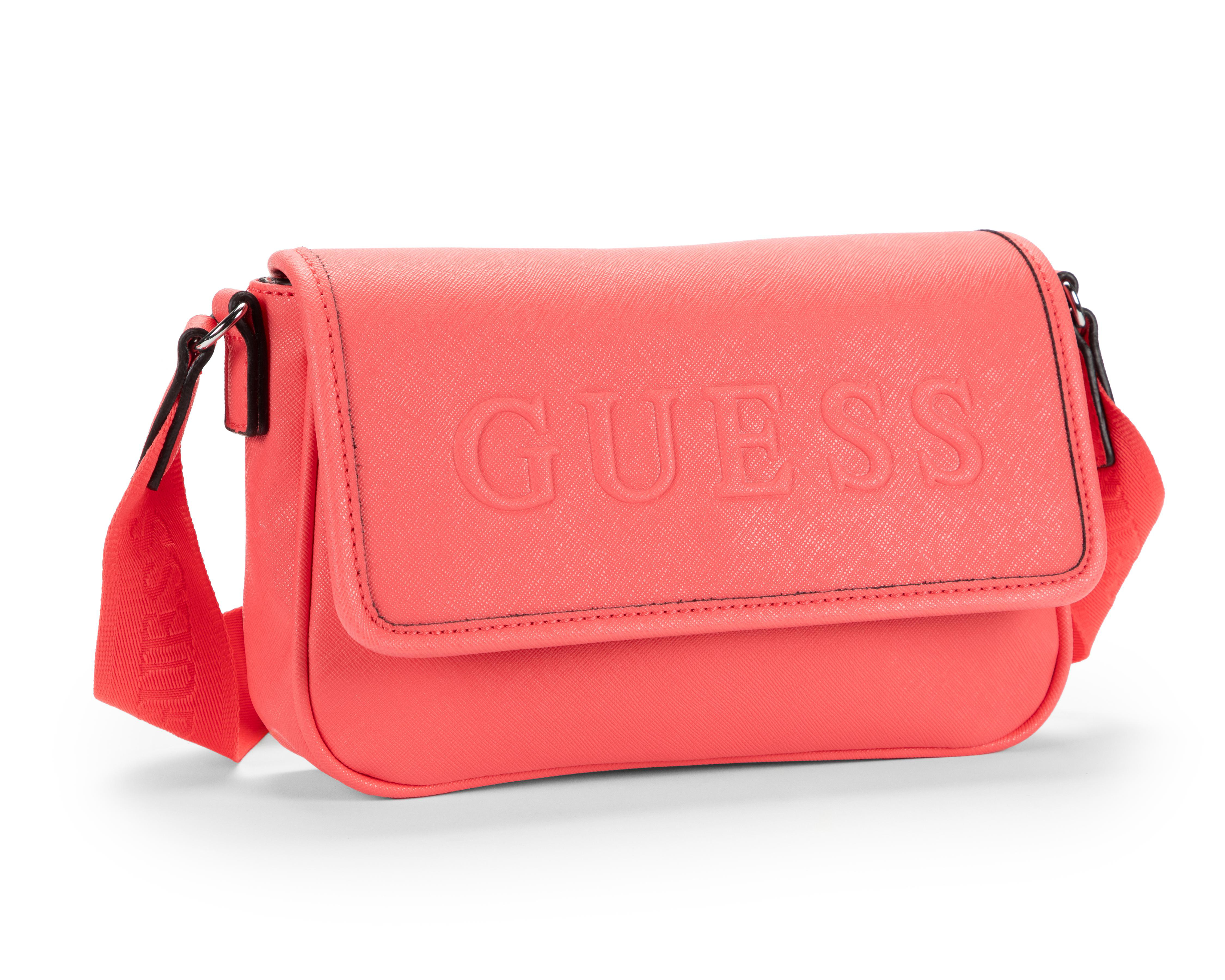 Foto 3 | Bolsa Cruzada Guess con Monedero