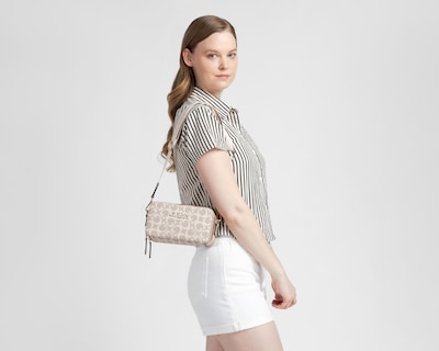 Foto 6 | Bolsa Cruzada Guess Lewistown