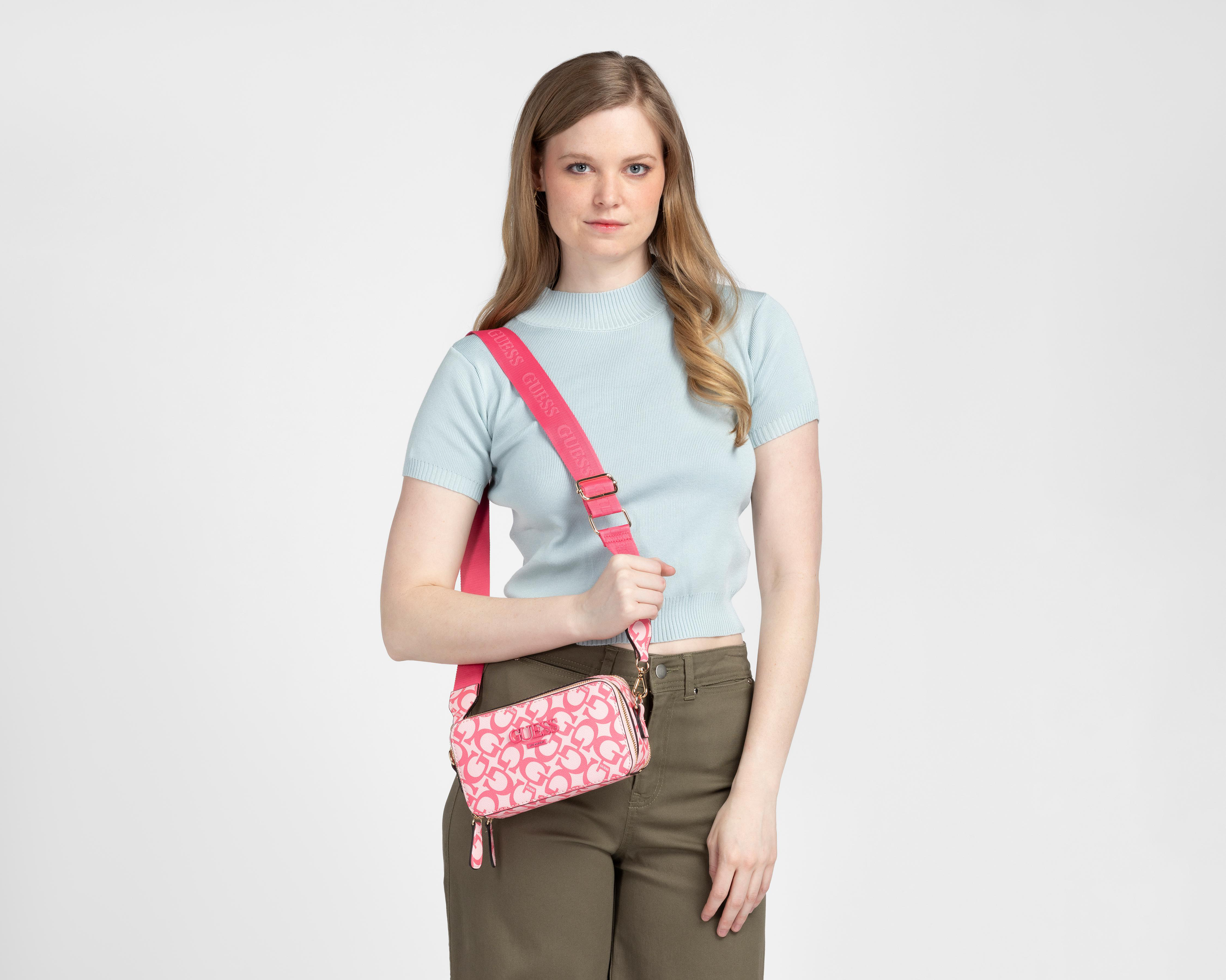 Foto 6 | Bolsa Cruzada Guess Lewistown