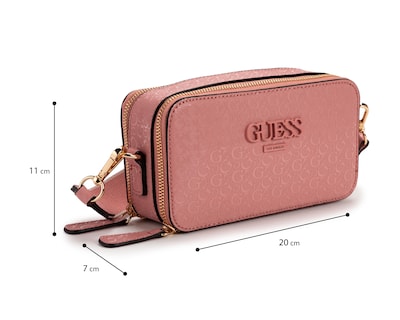 Foto 5 | Bolsa Cruzada Guess Lewistown