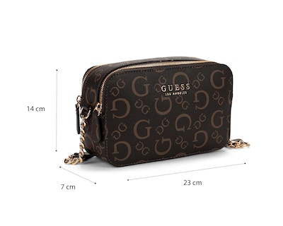Foto 5 | Bolsa Cruzada Guess Saffron