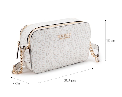 Foto 5 | Bolsa Cruzada Guess Saffron