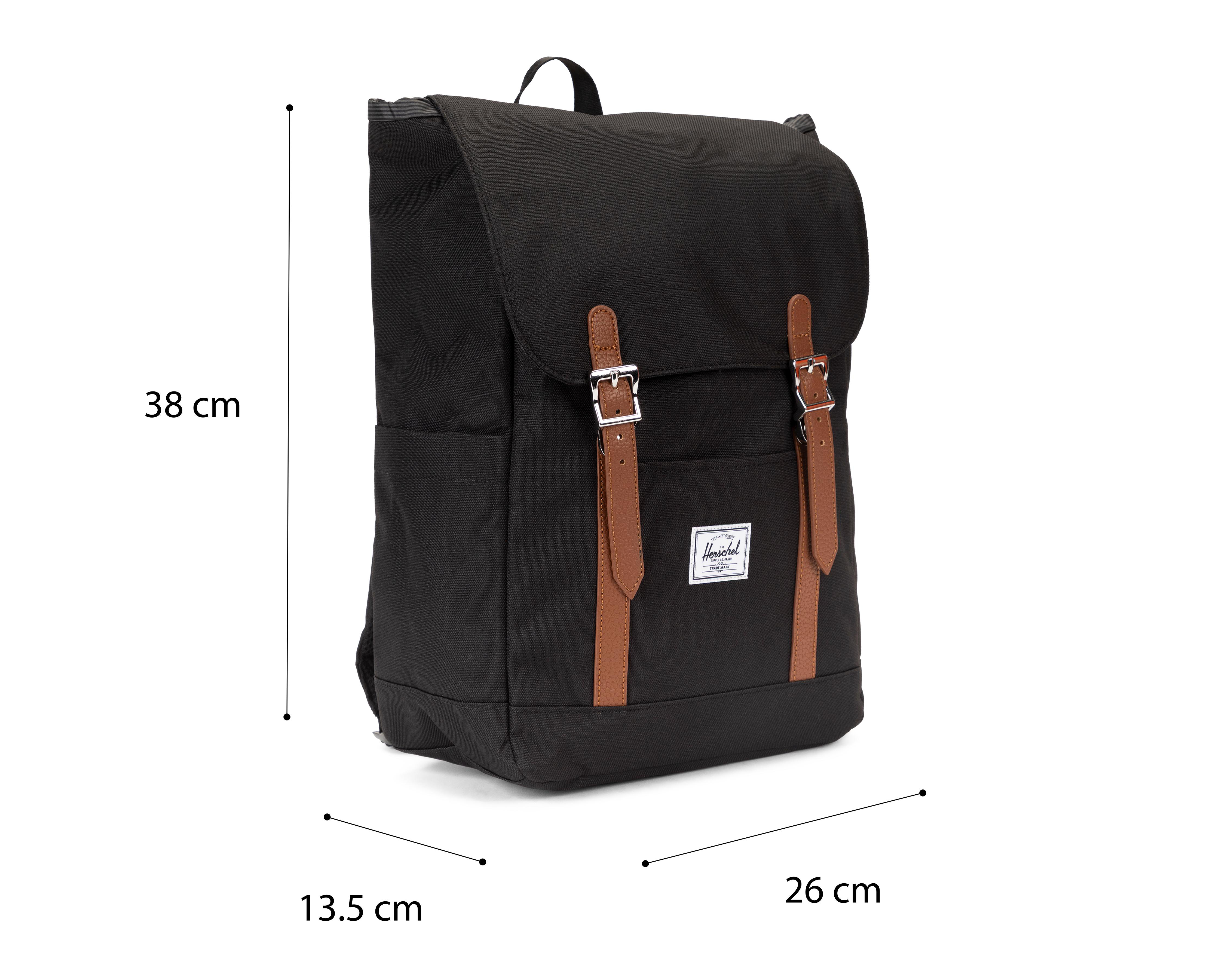 Foto 8 pulgar | Mochila Herschel Negra