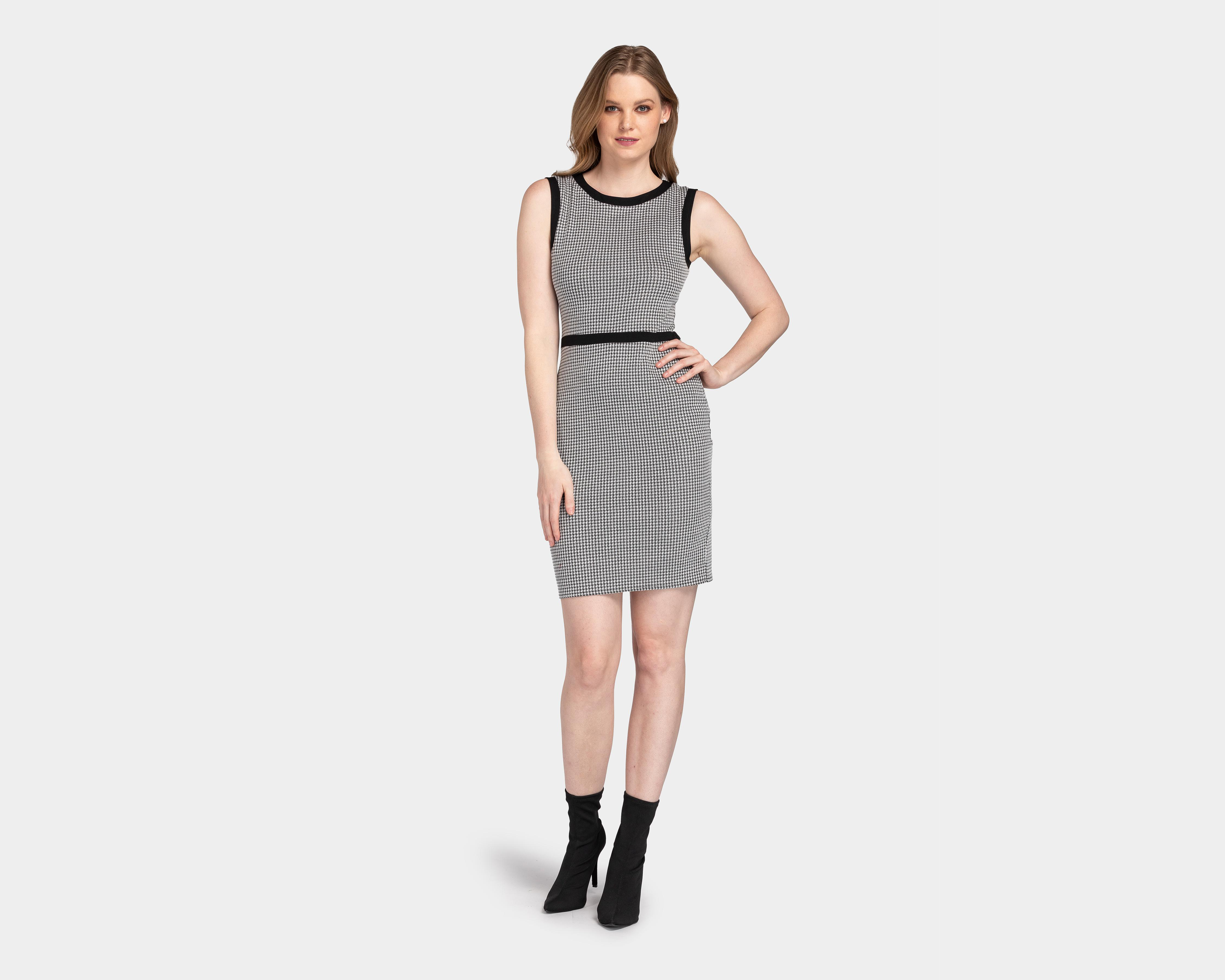 Vestido Sahara Formal Corto sin Mangas