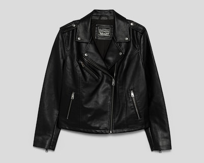 Foto 1 | Chamarra Negra Levi's para Mujer