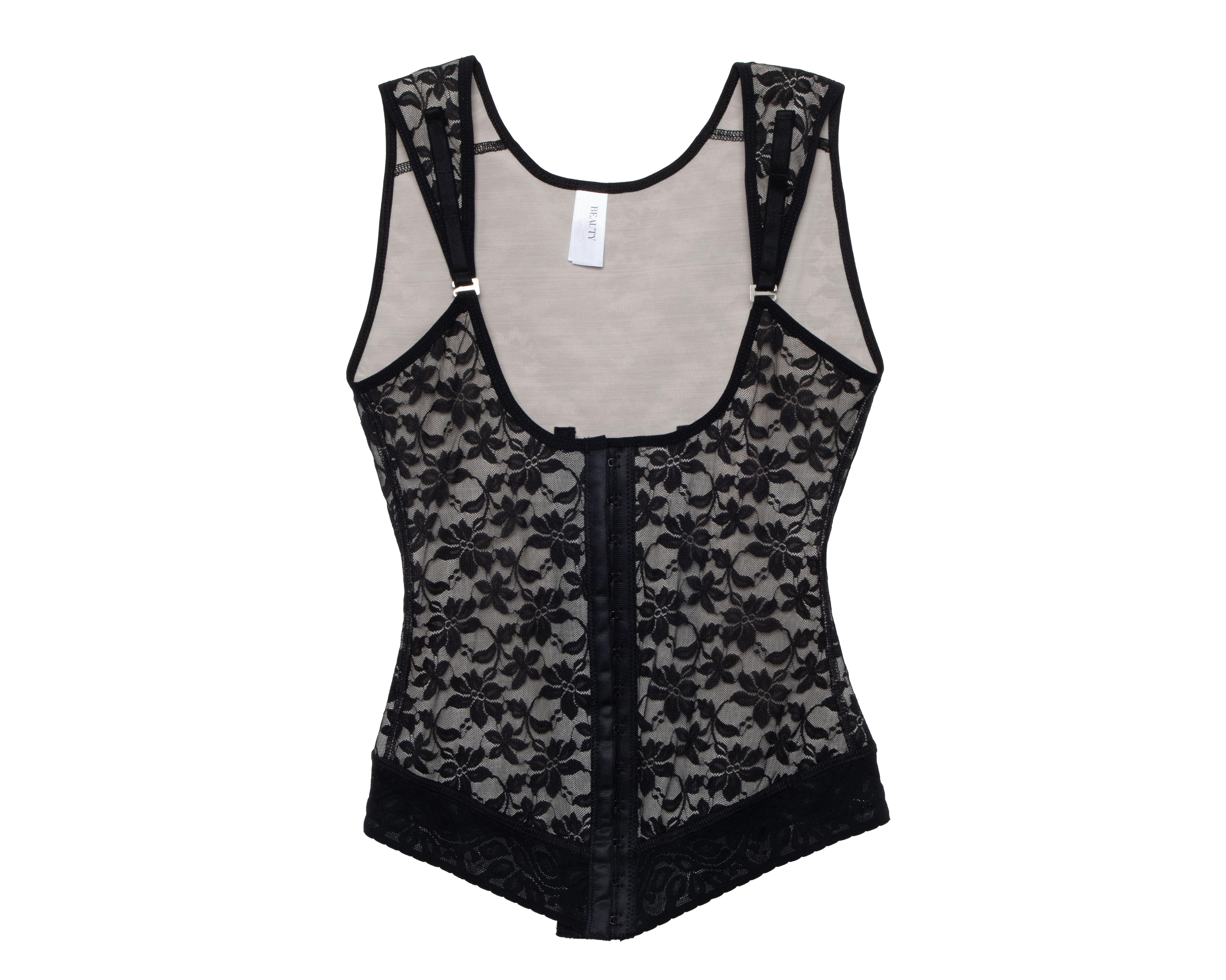 Foto 1 | Camiseta Control con Encaje Beauty Secret Mediana Compresión para Mujer