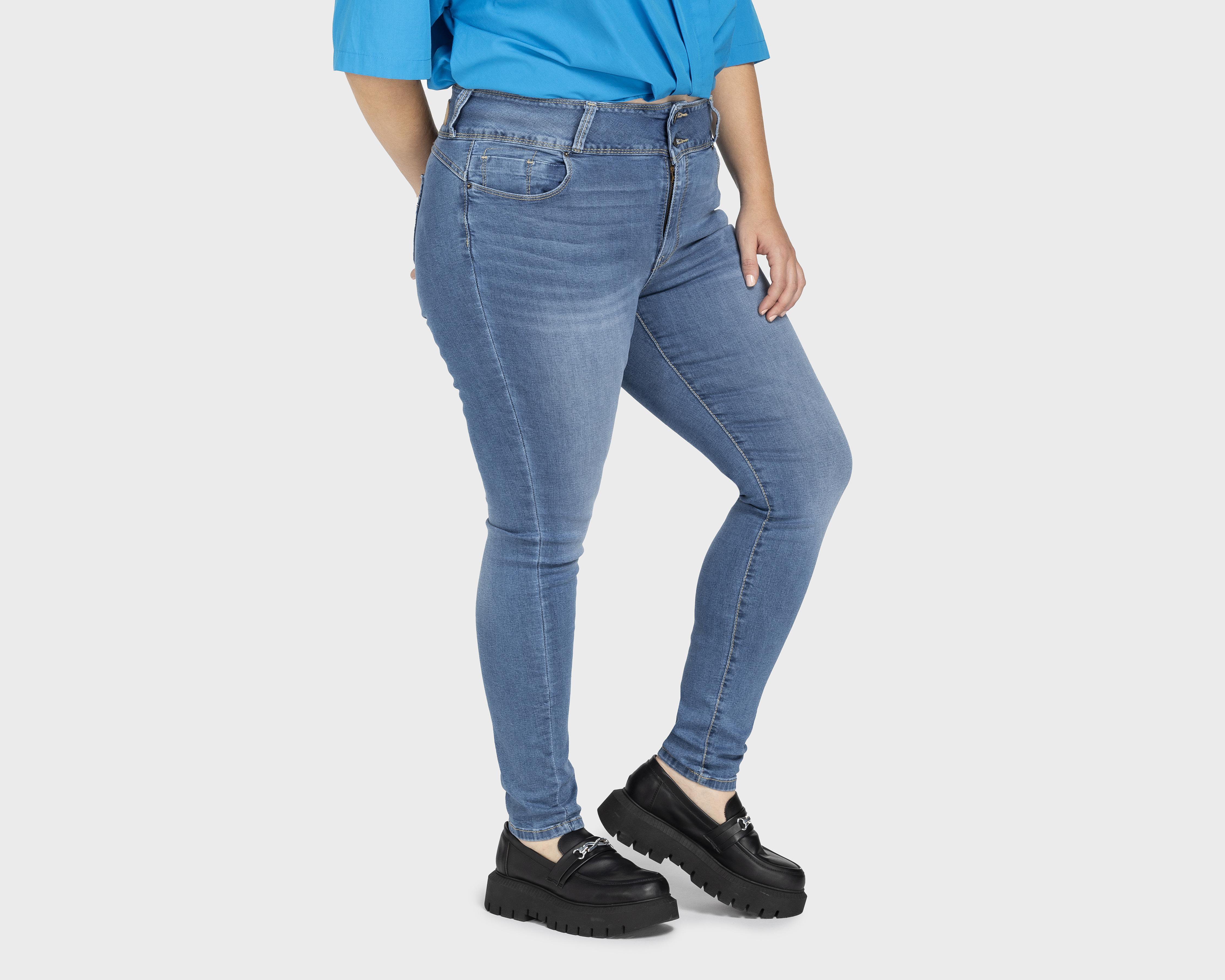 Foto 2 pulgar | Jeans Skinny Boy London para Mujer