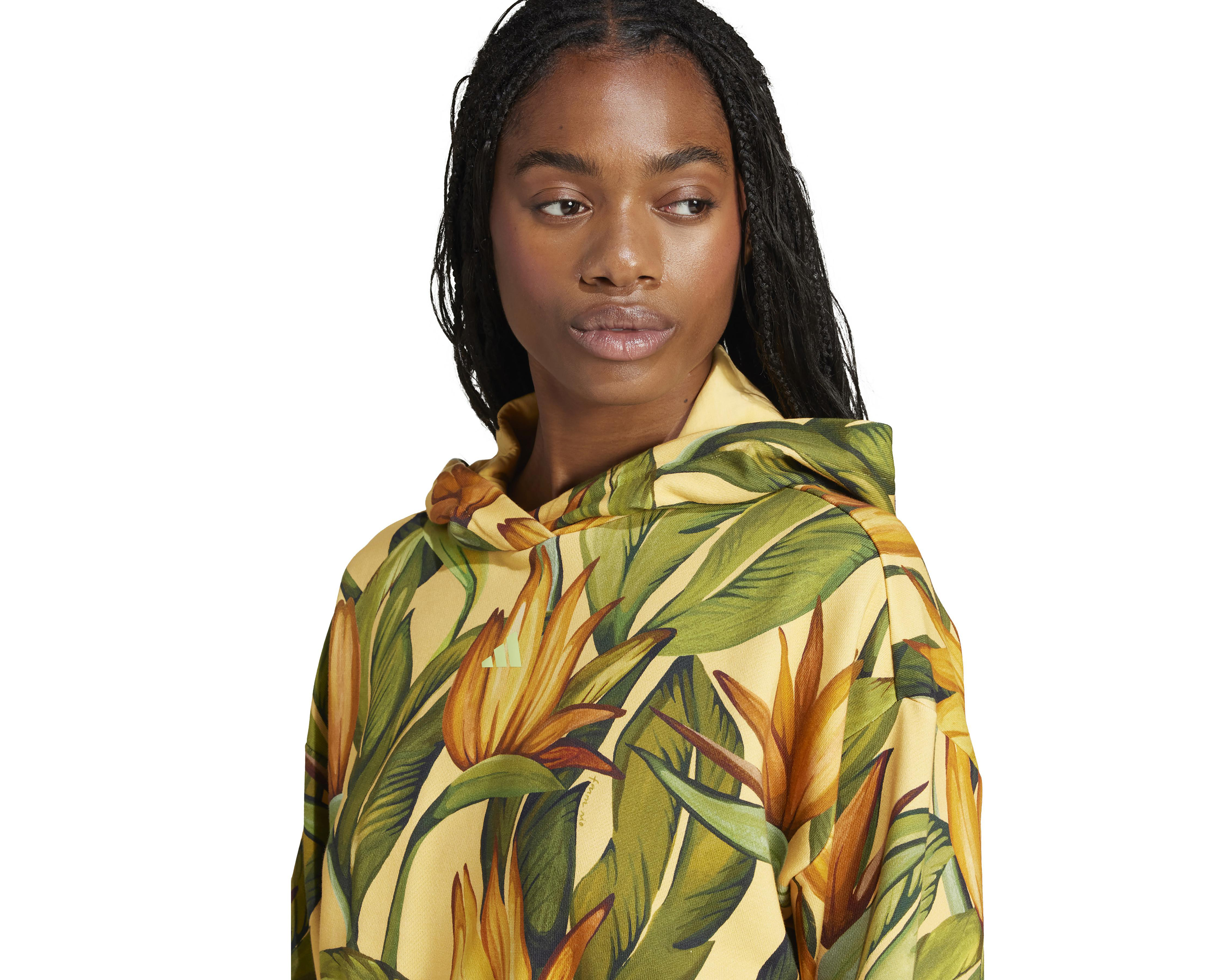 Foto 5 pulgar | Sudadera Amarilla Adidas para Mujer