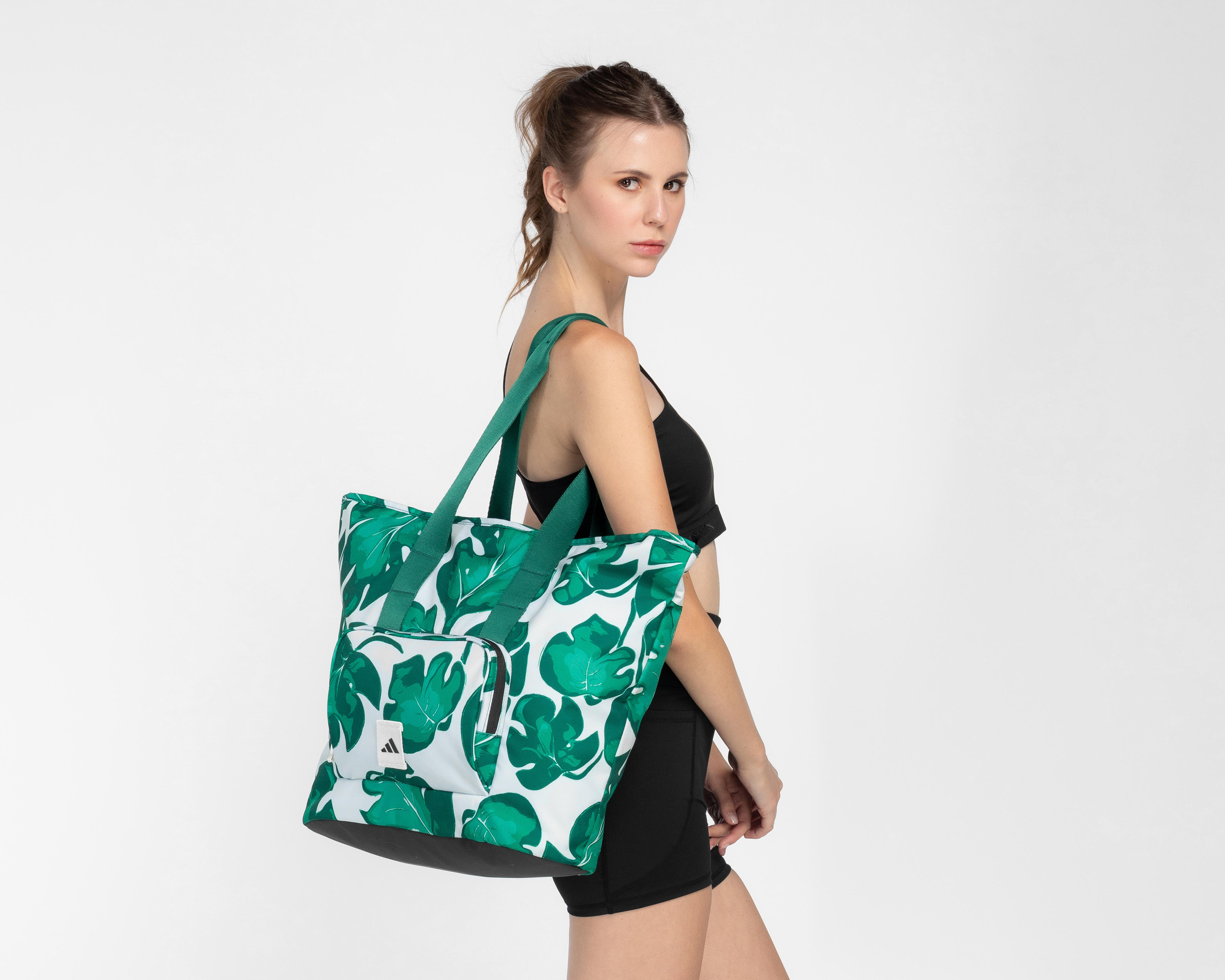 Foto 7 pulgar | Bolso Adidas Tote Leaf Print