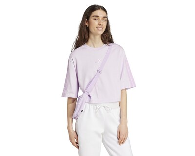 Foto 6 | Playera Deportiva Adidas Essentials 3-Stripes Cotton Loose para Mujer