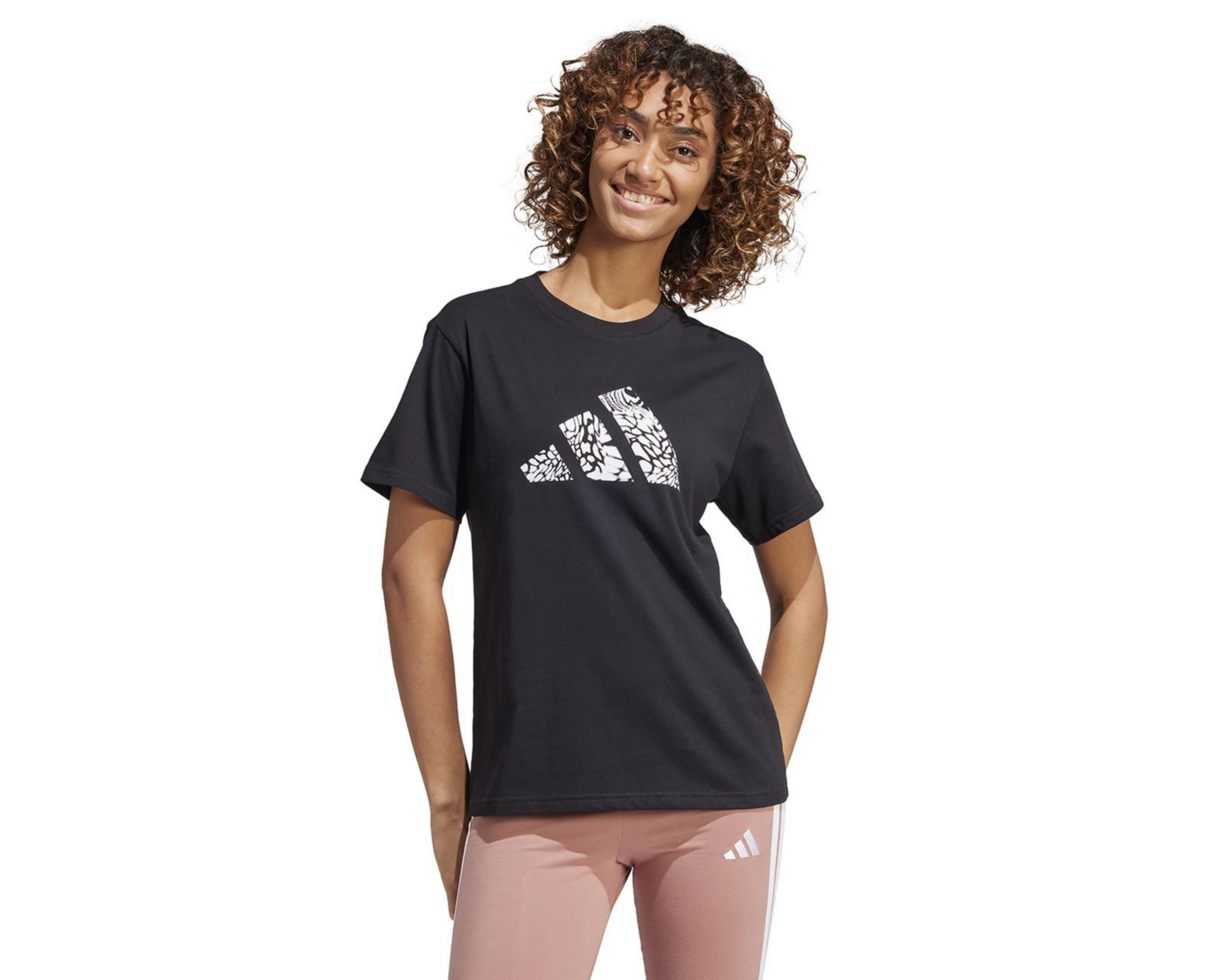 Playera Deportiva Adidas Camo Graphic para Mujer