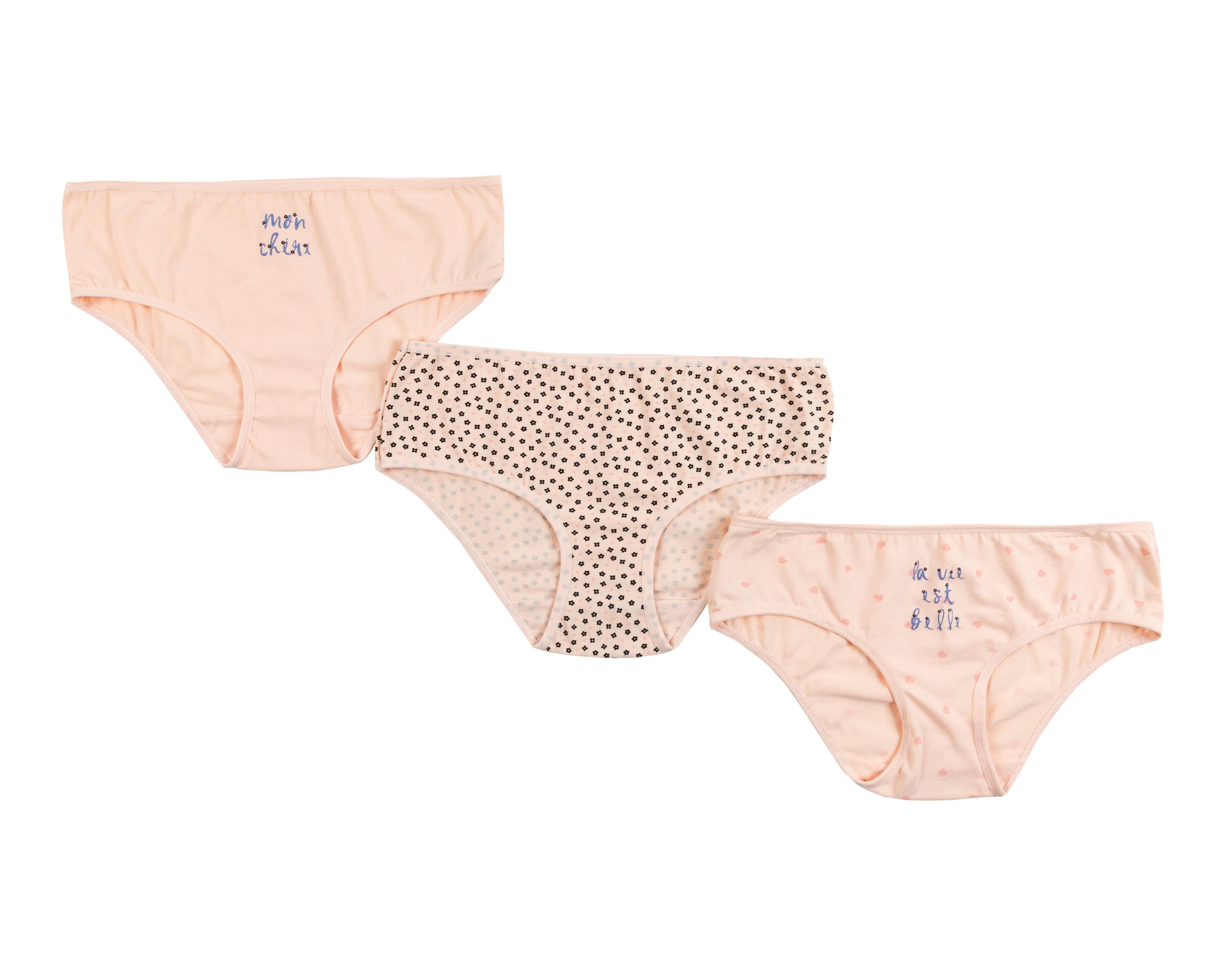 Foto 2 pulgar | Bikini Estampado Emociones para Mujer 3 Piezas