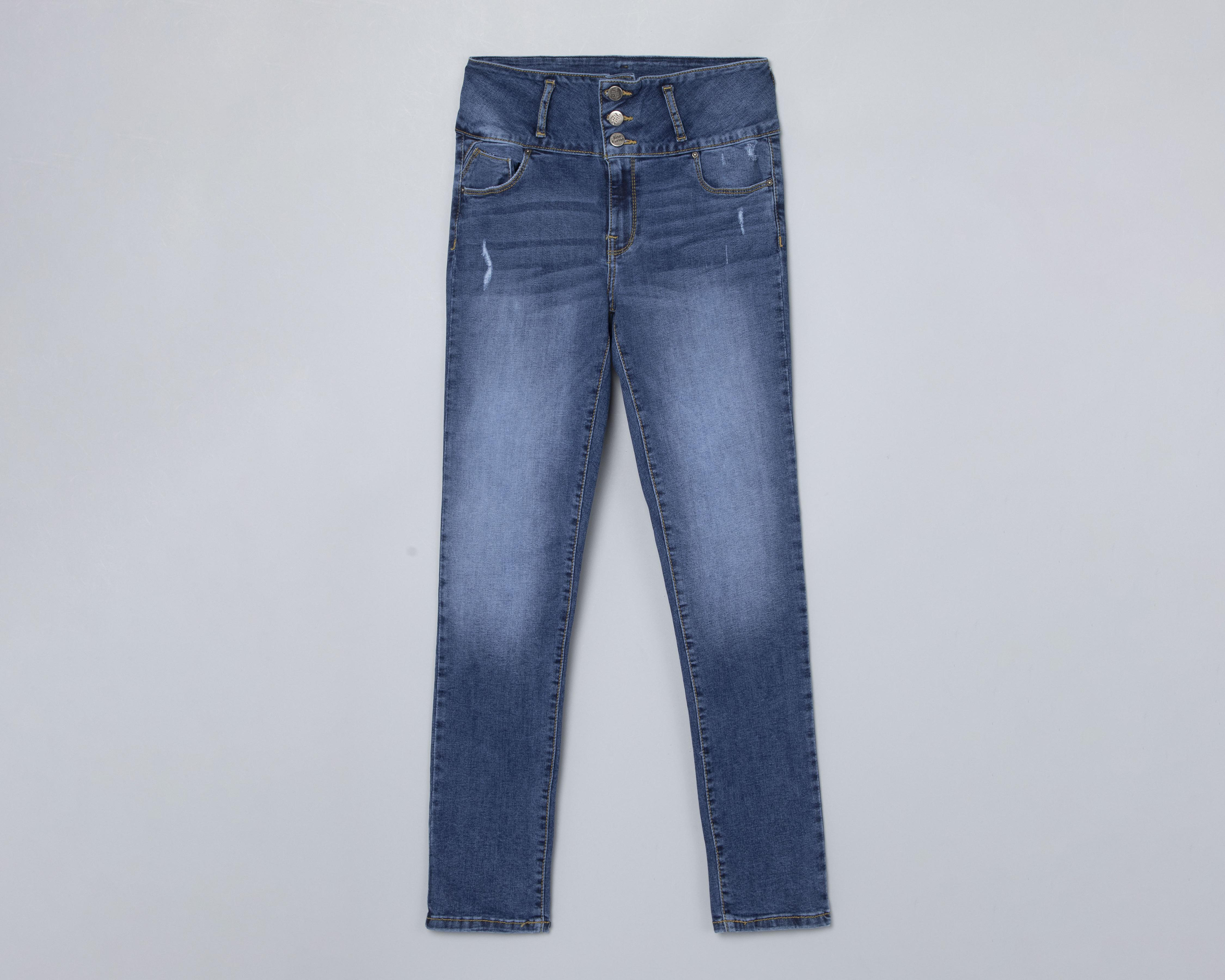 Foto 2 pulgar | Jeans Boy London Skinny Pretina Alta