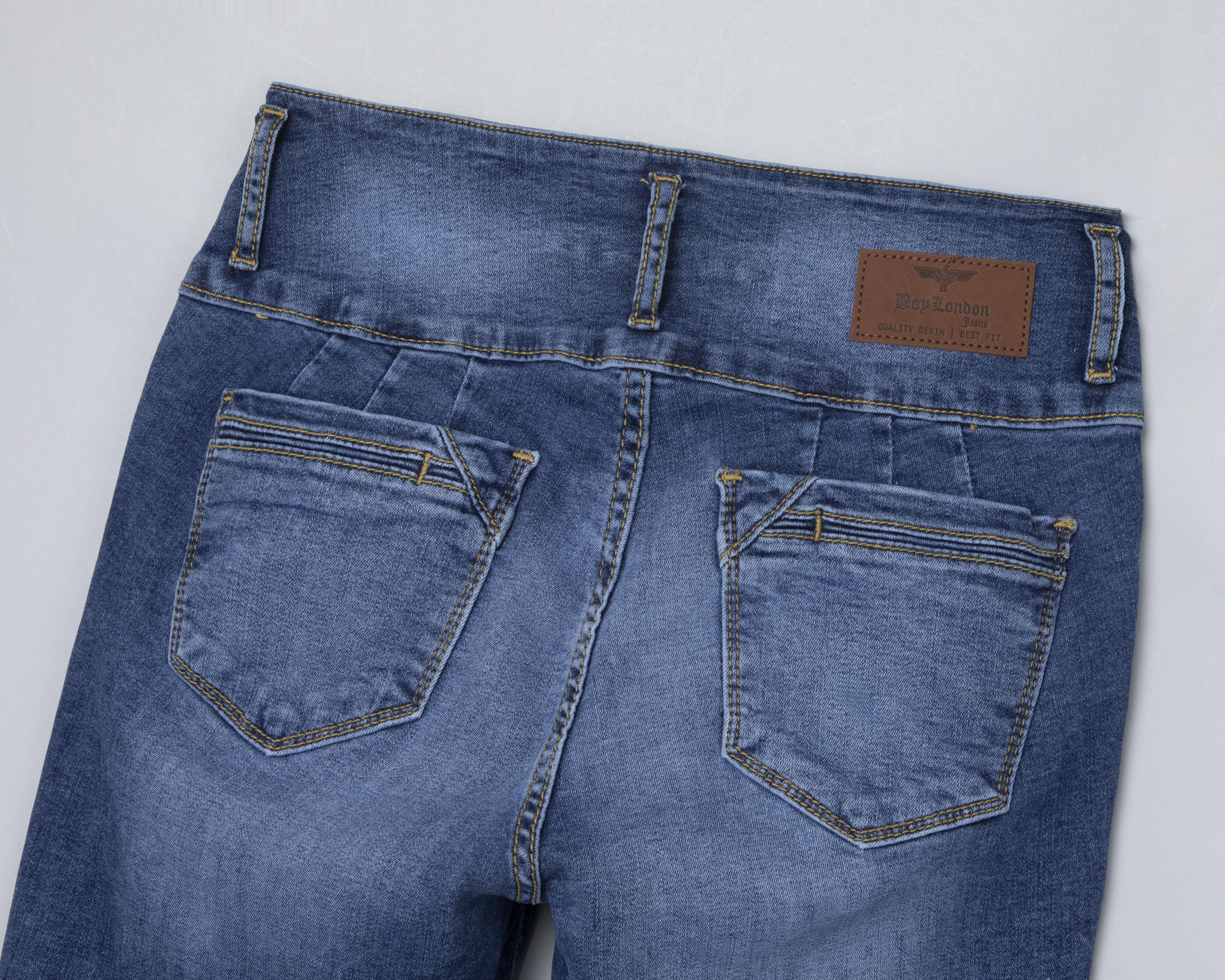 Foto 5 pulgar | Jeans Boy London Skinny Pretina Alta