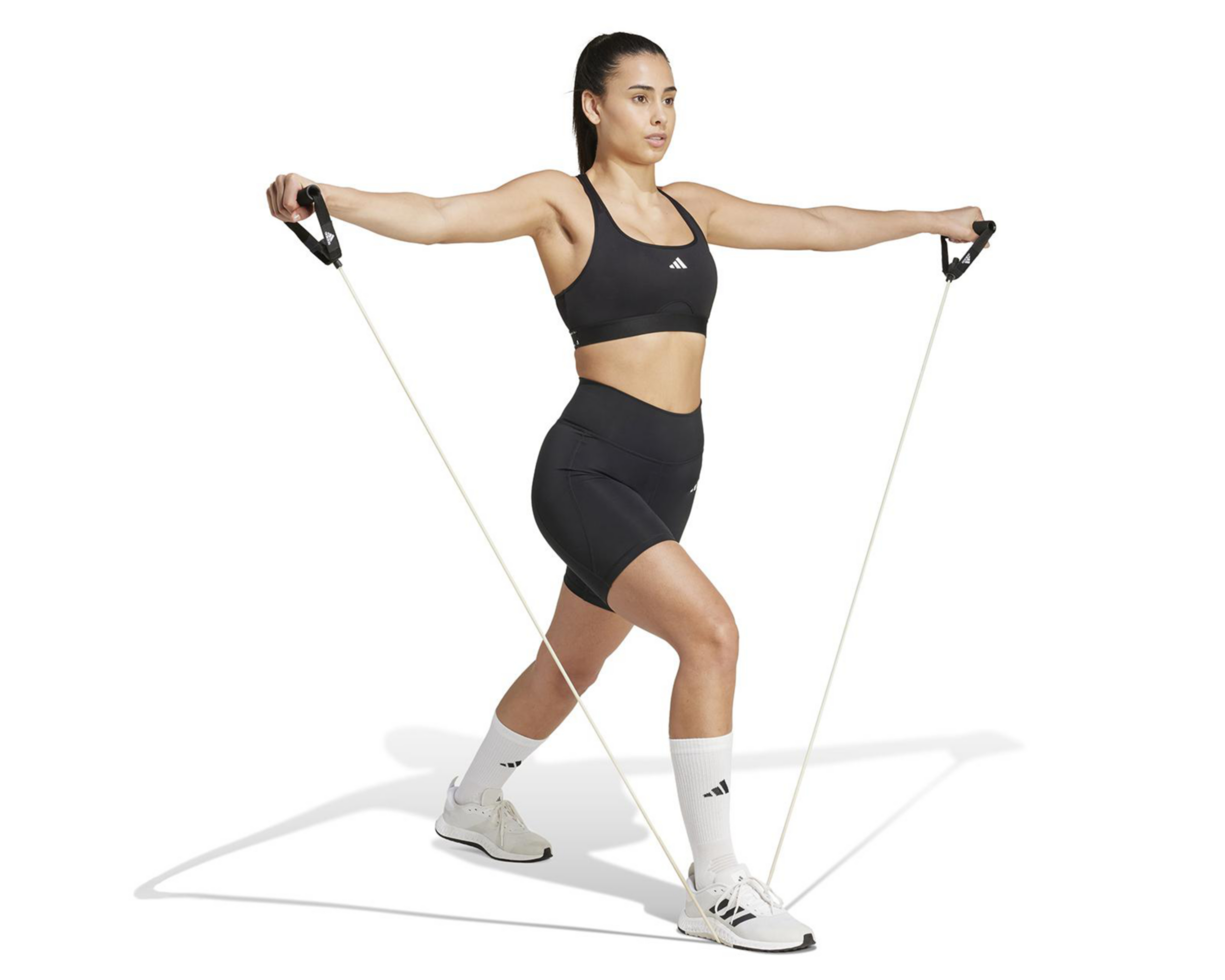 Foto 6 pulgar | Short de Entrenamiento Adidas Optime Essentials Stash Pocket 7-Inch Aeroready para Mujer