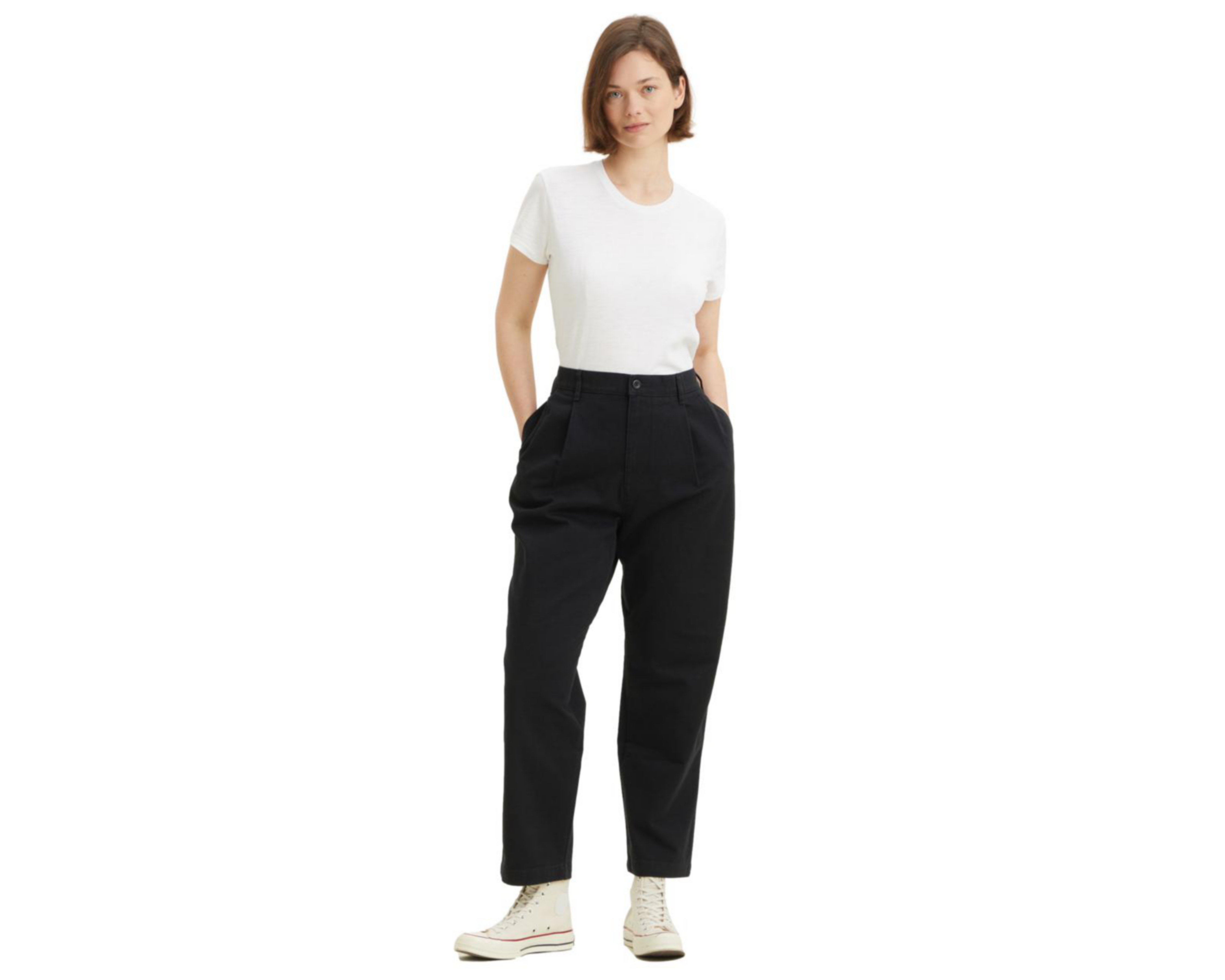 Foto 5 pulgar | Pantalón de Vestir Dockers Taper Negro para Mujer