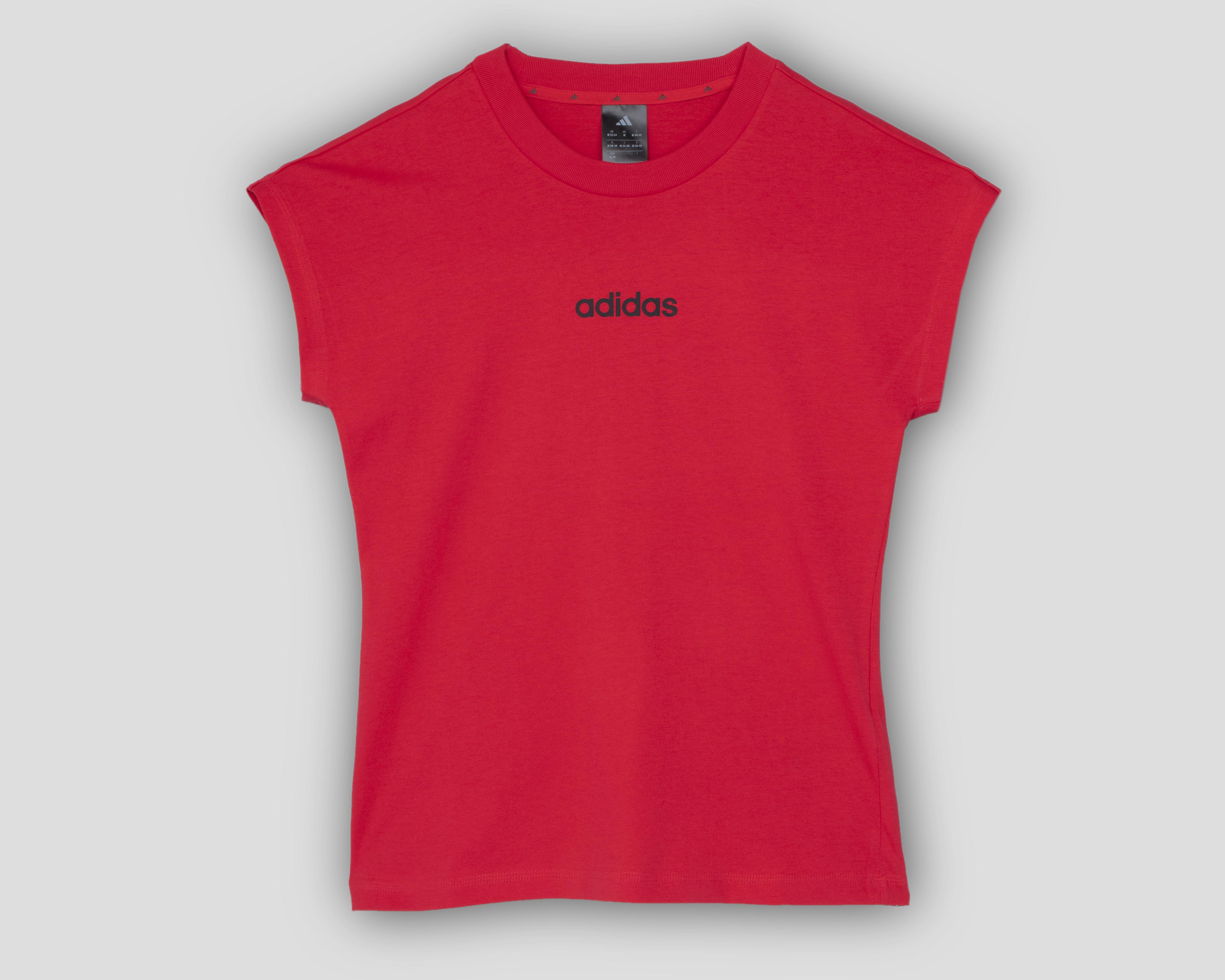 Foto 2 pulgar | Playera Adidas Essentials Linear Cotton	para Mujer