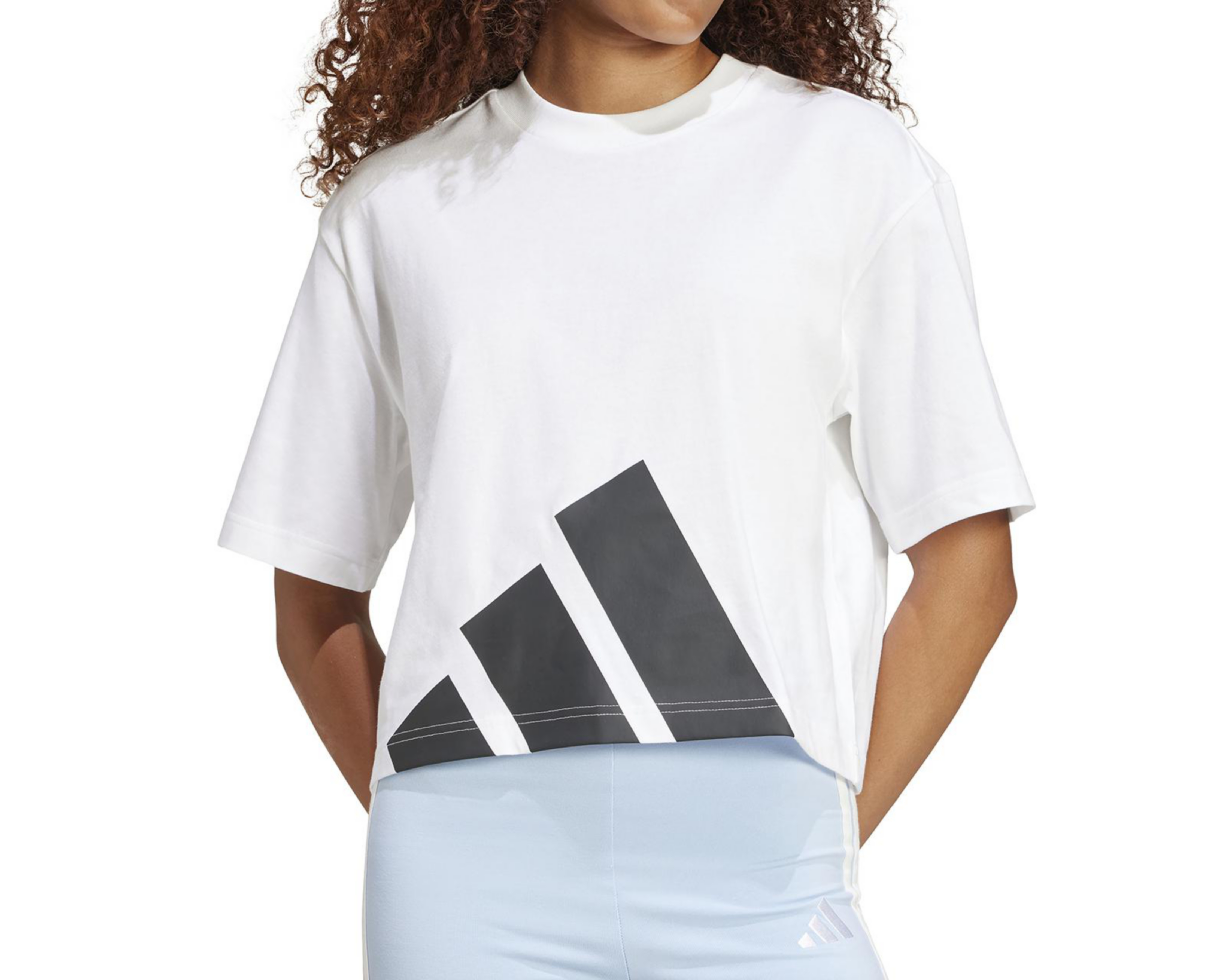 Foto 4 pulgar | Playera Deportiva Adidas Essentials Big Logo Boyfriend para Mujer