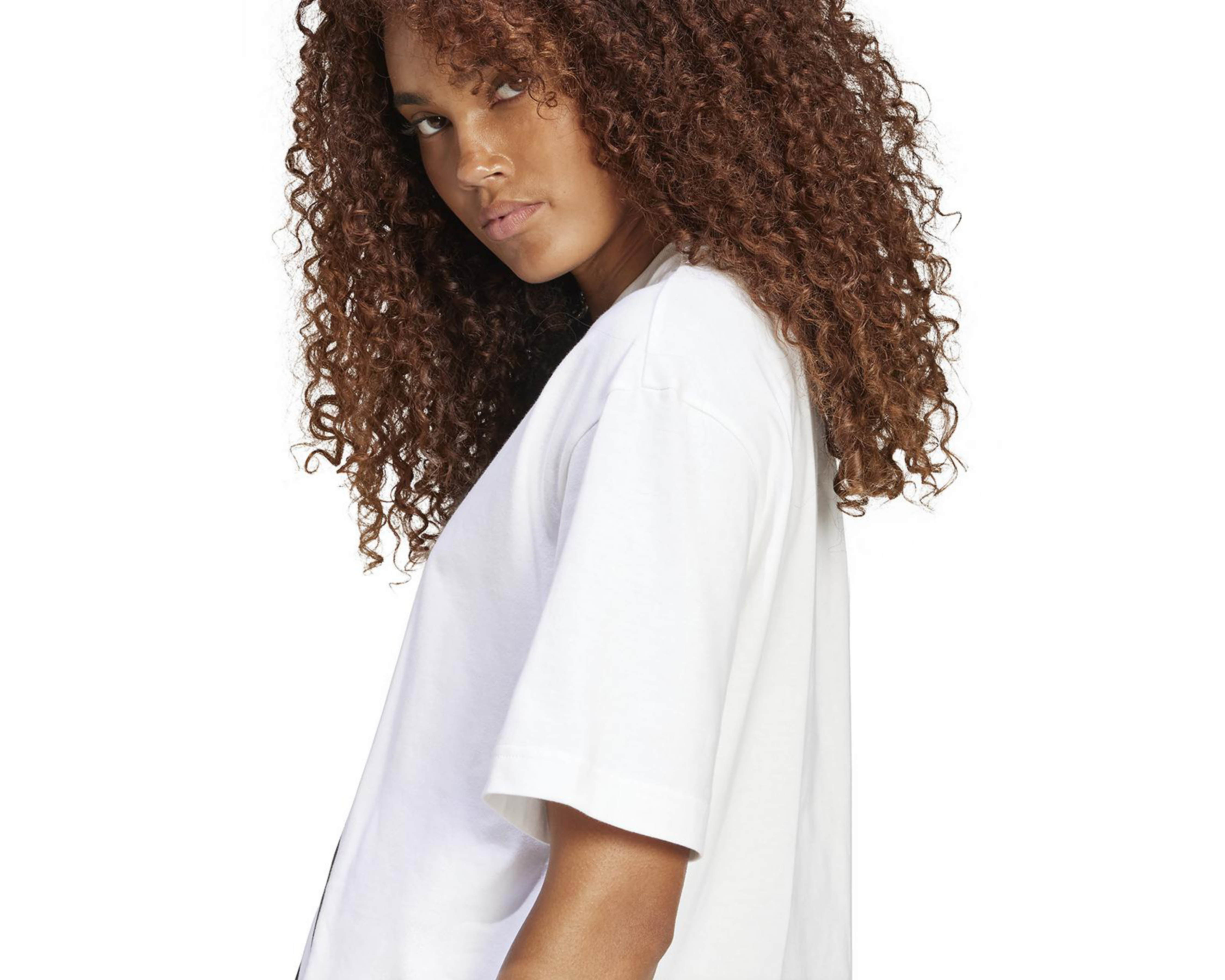 Foto 5 pulgar | Playera Deportiva Adidas Essentials Big Logo Boyfriend para Mujer
