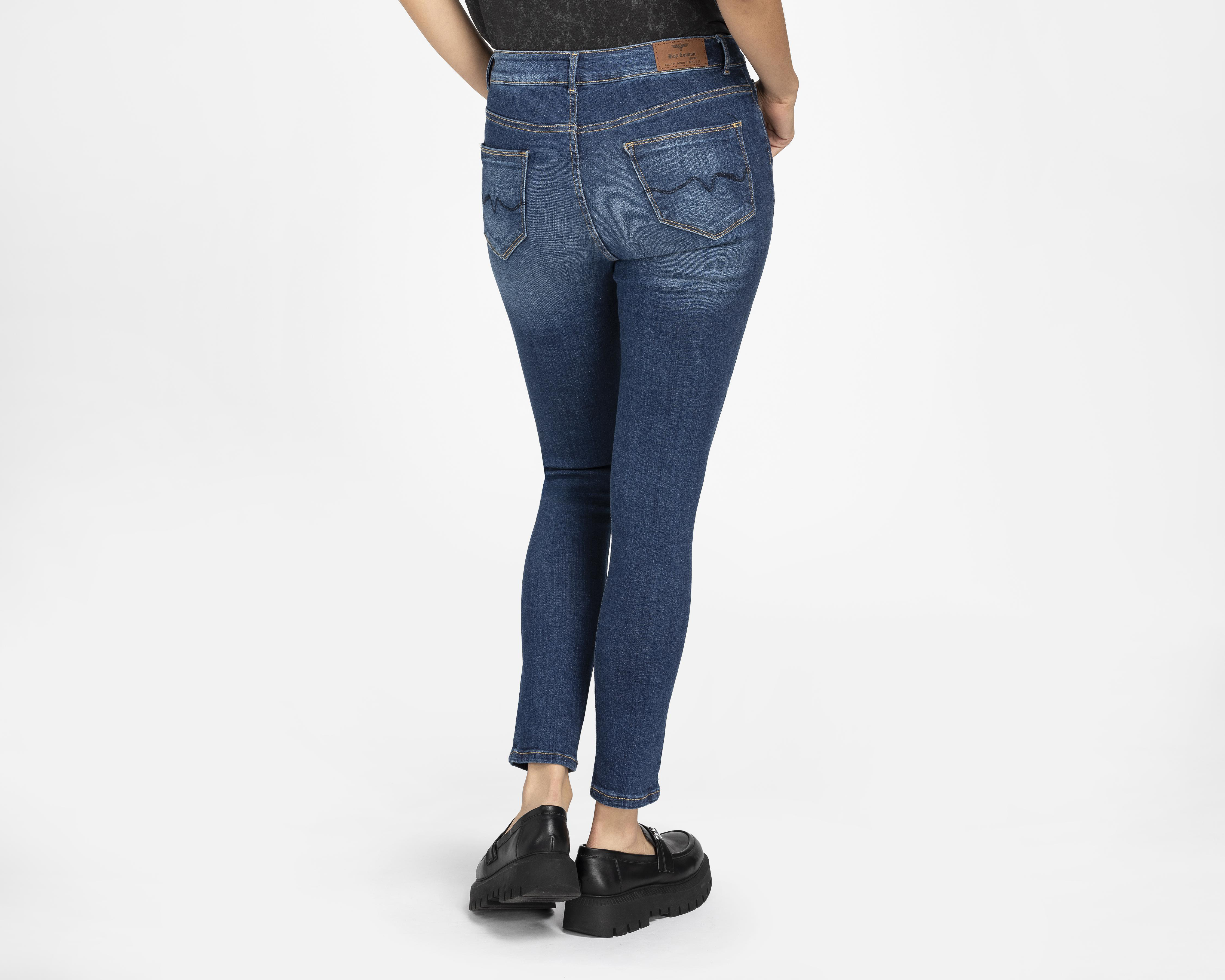 Foto 4 pulgar | Jeans Skinny Boy London para Mujer
