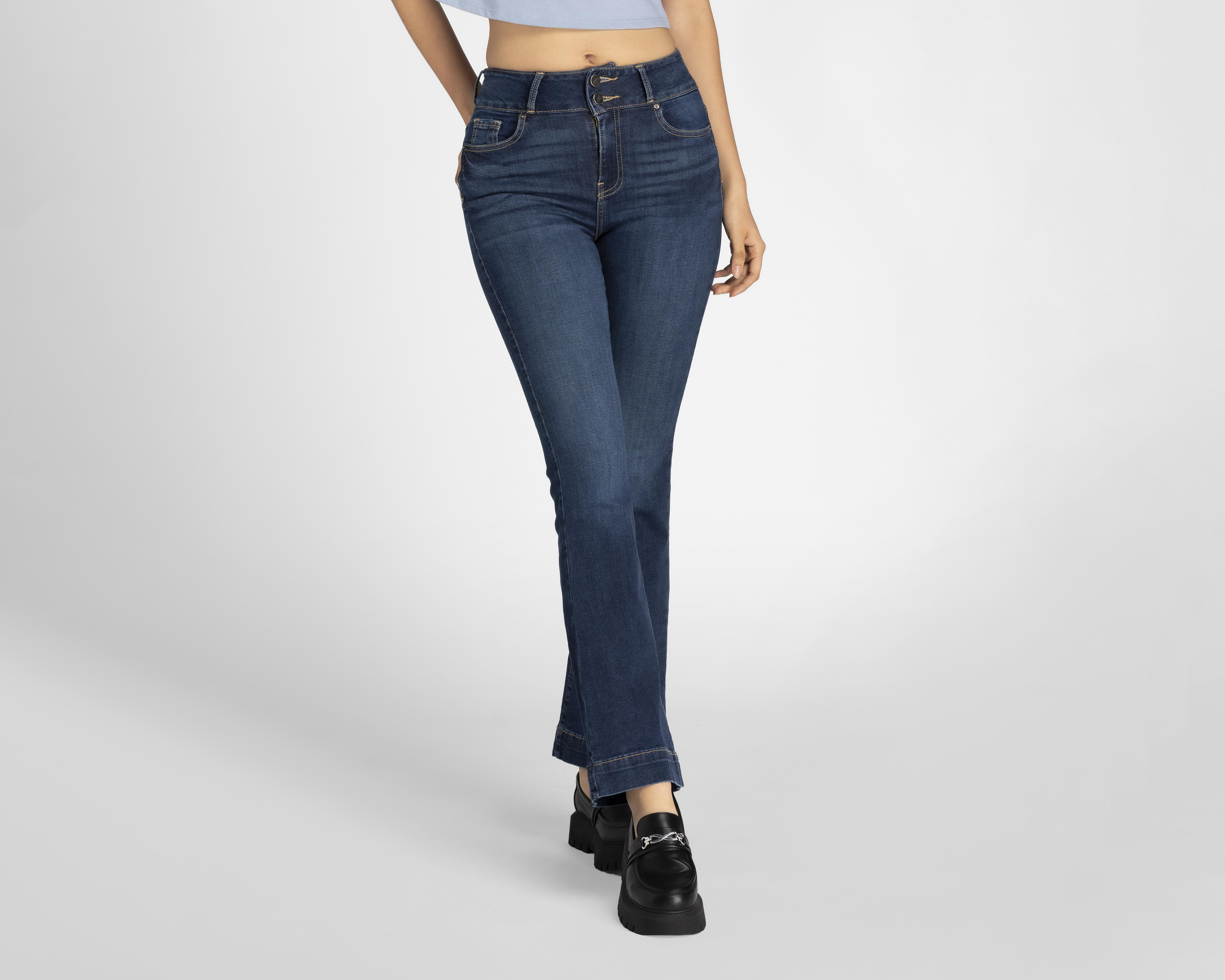 Foto 2 pulgar | Jeans Flare Boy London para Mujer