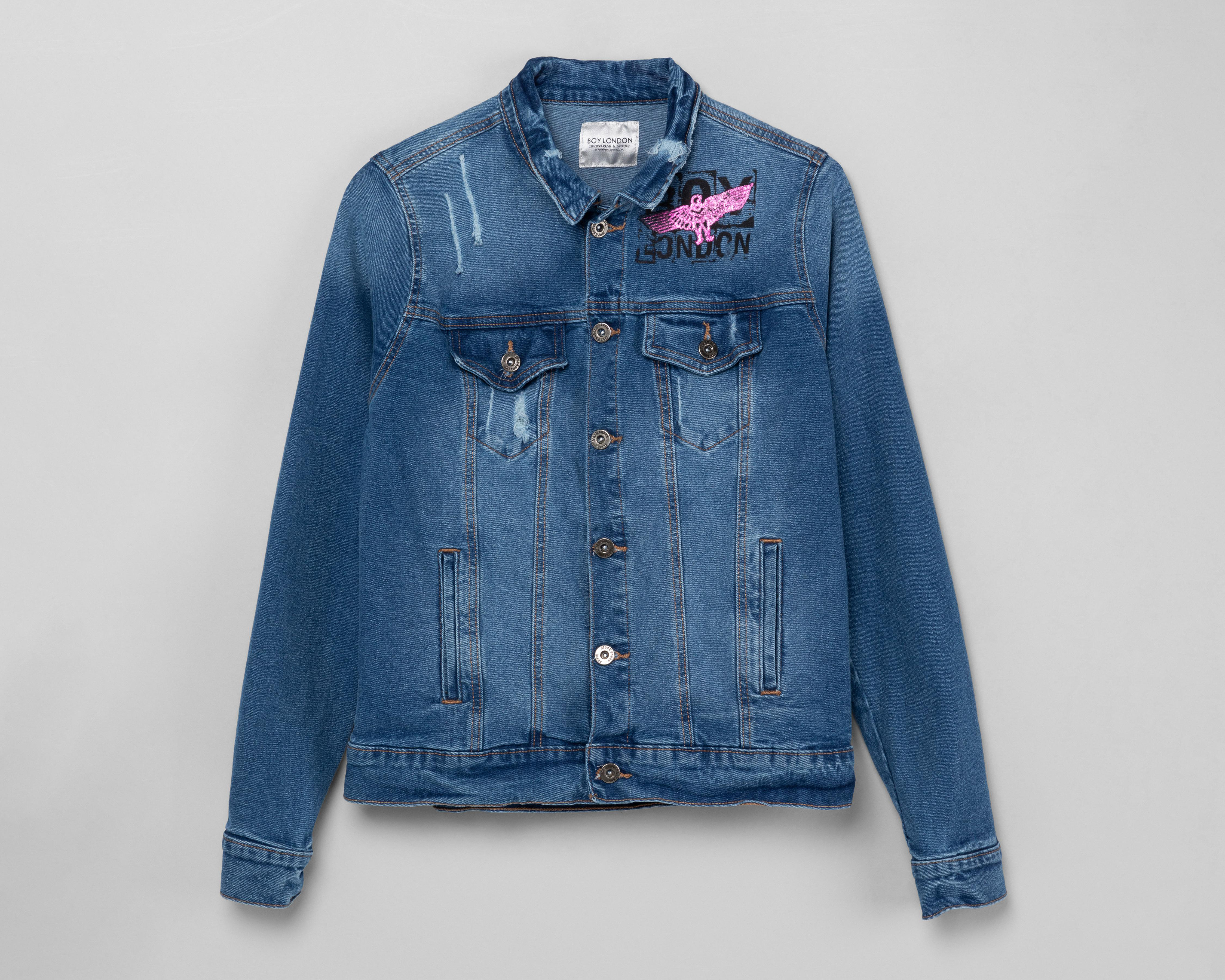 Chamarra Boy London de Mezclilla con Botones