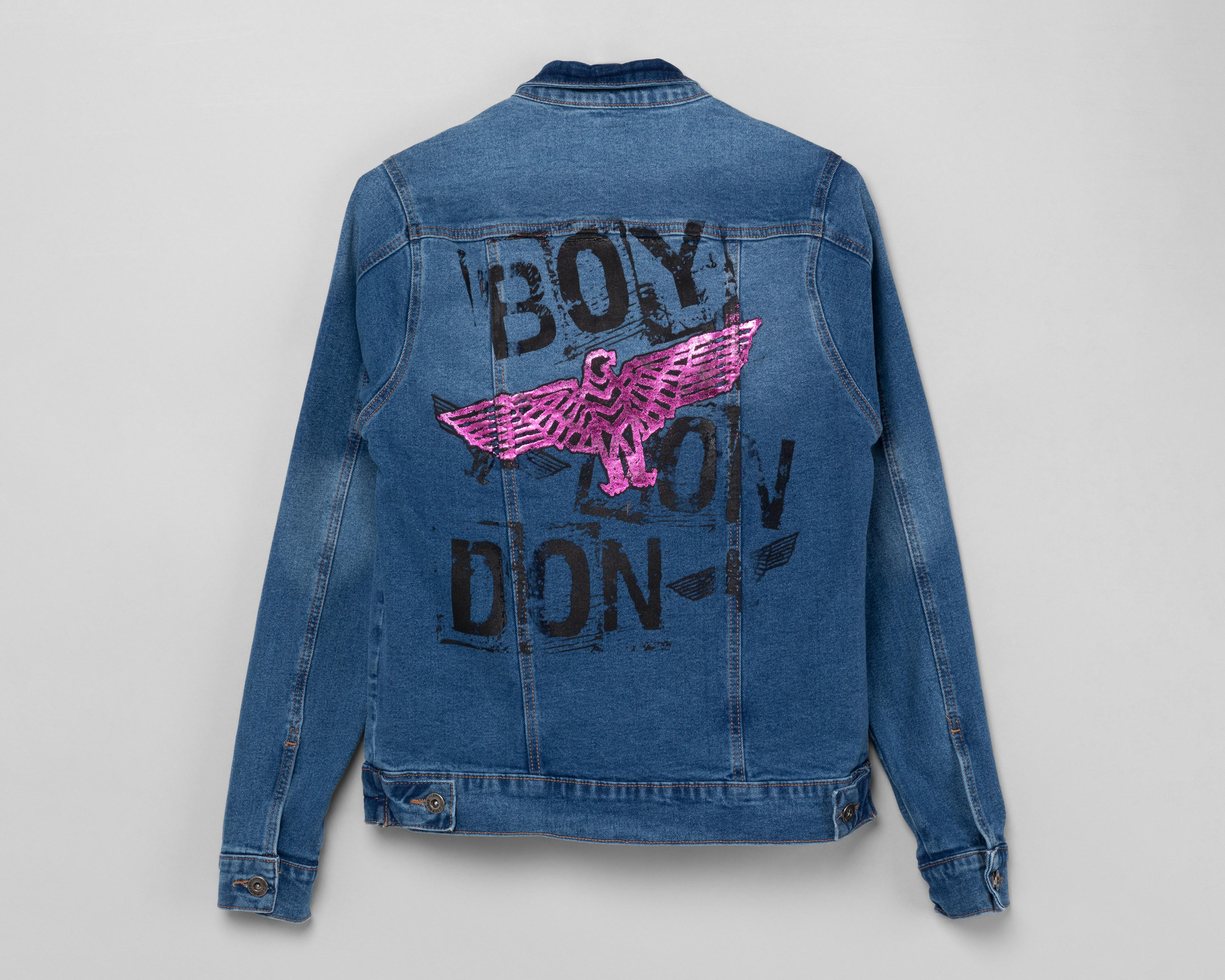 Foto 2 | Chamarra Boy London de Mezclilla con Botones