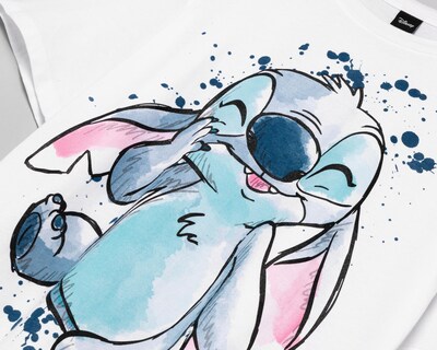 Foto 6 | Playera de Maternidad Disney Lilo & Stitch Manga Corta