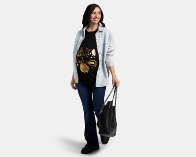 Foto 2 | Playera de Maternidad Harry Potter Manga Corta