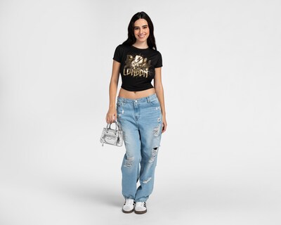 Foto 2 | Playera Boy London Manga Corta con Estampado
