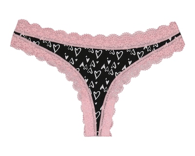 Foto 3 | Tanga con Encaje Lovest para Mujer 3 Piezas
