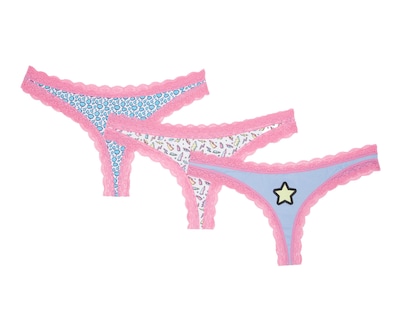 Foto 1 | Tanga con Encaje Lovest para Mujer 3 Piezas