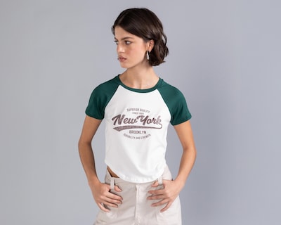 Foto 2 | Playera Strona Manga Corta para Mujer