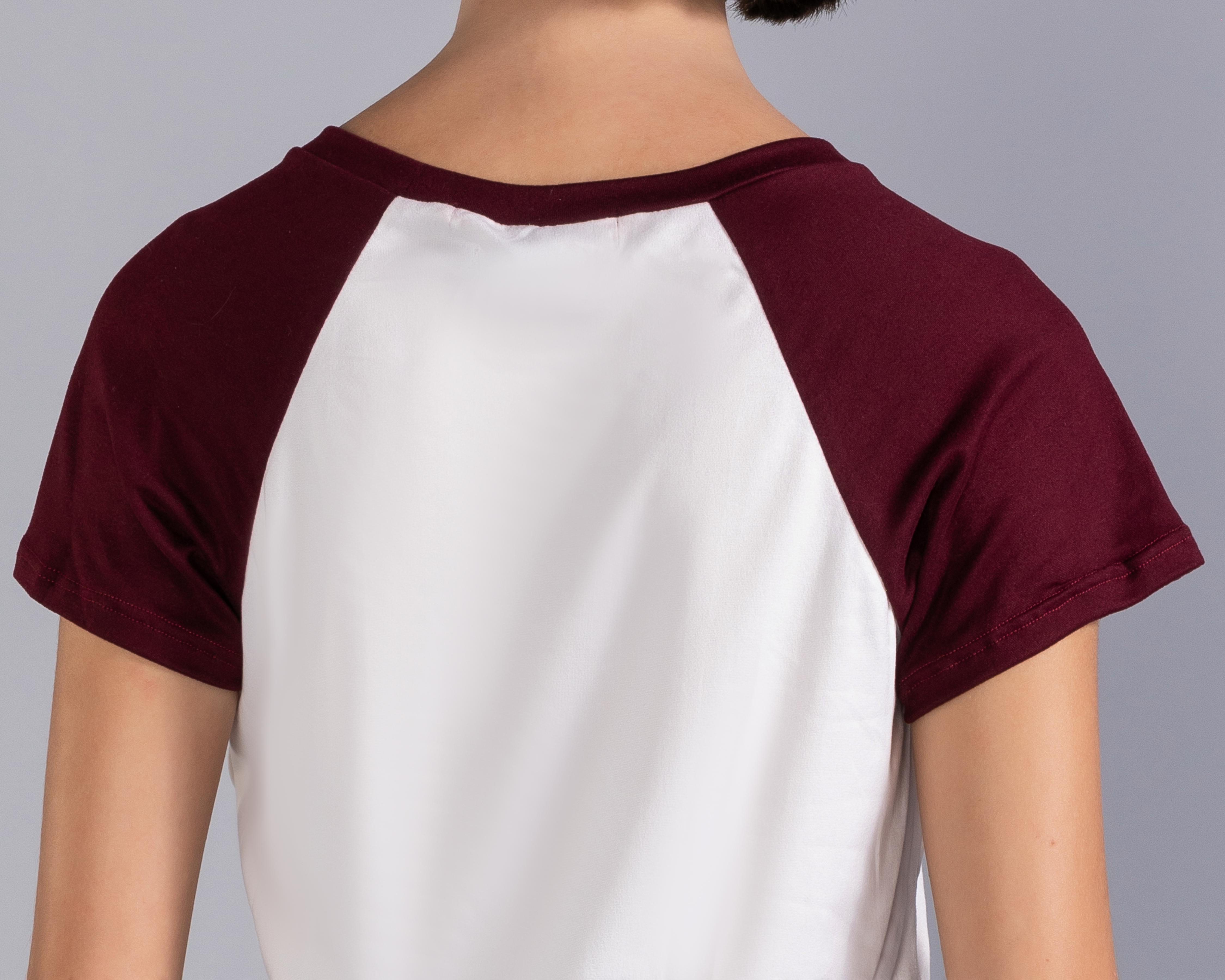 Foto 6 pulgar | Playera Strona Manga Corta para Mujer