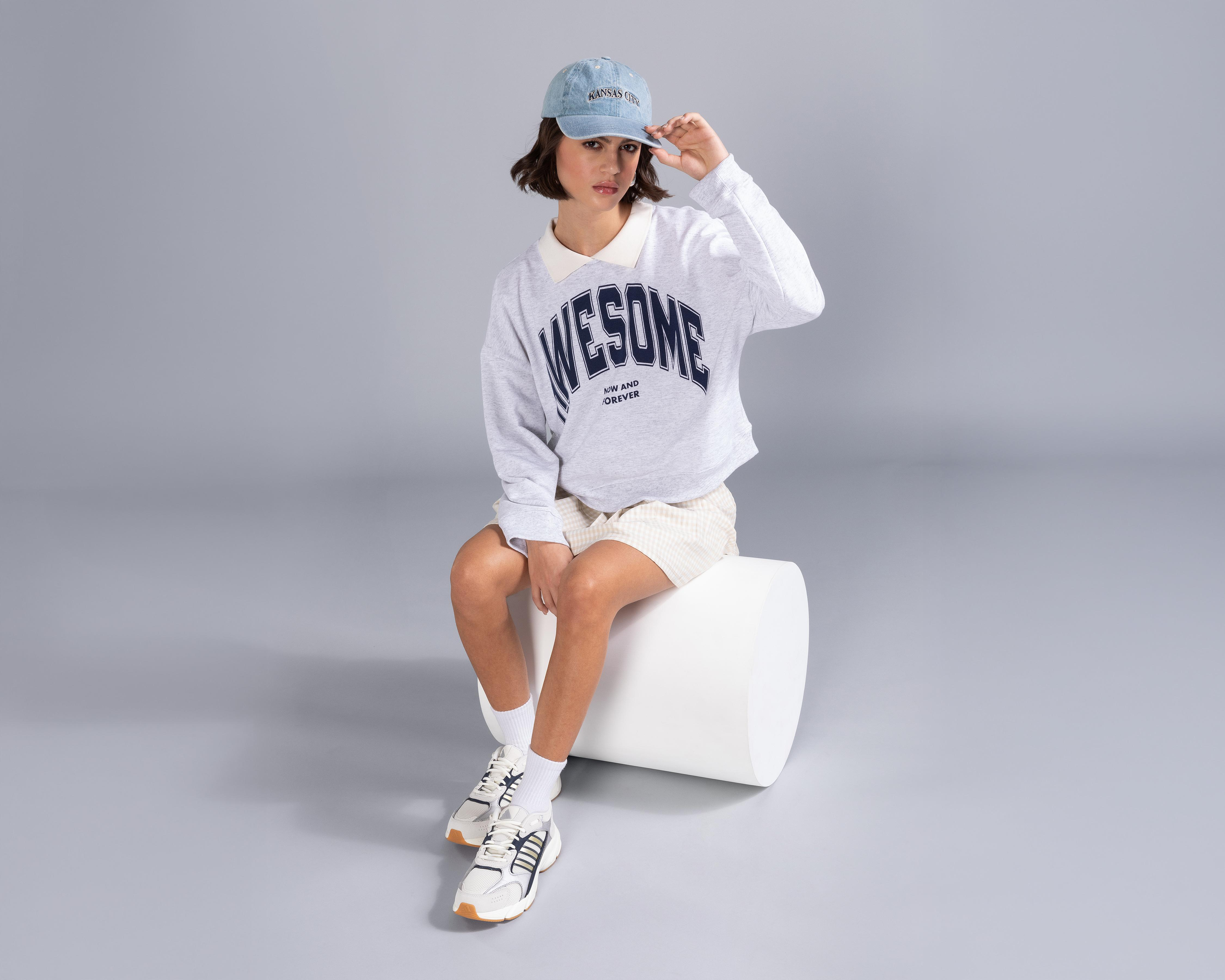 Foto 1 | Sudadera Estampada Strona para Mujer