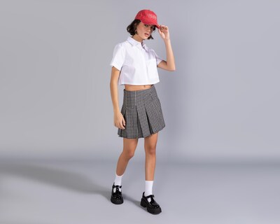 Foto 1 | Blusa Strona con Cuello Americano para Mujer