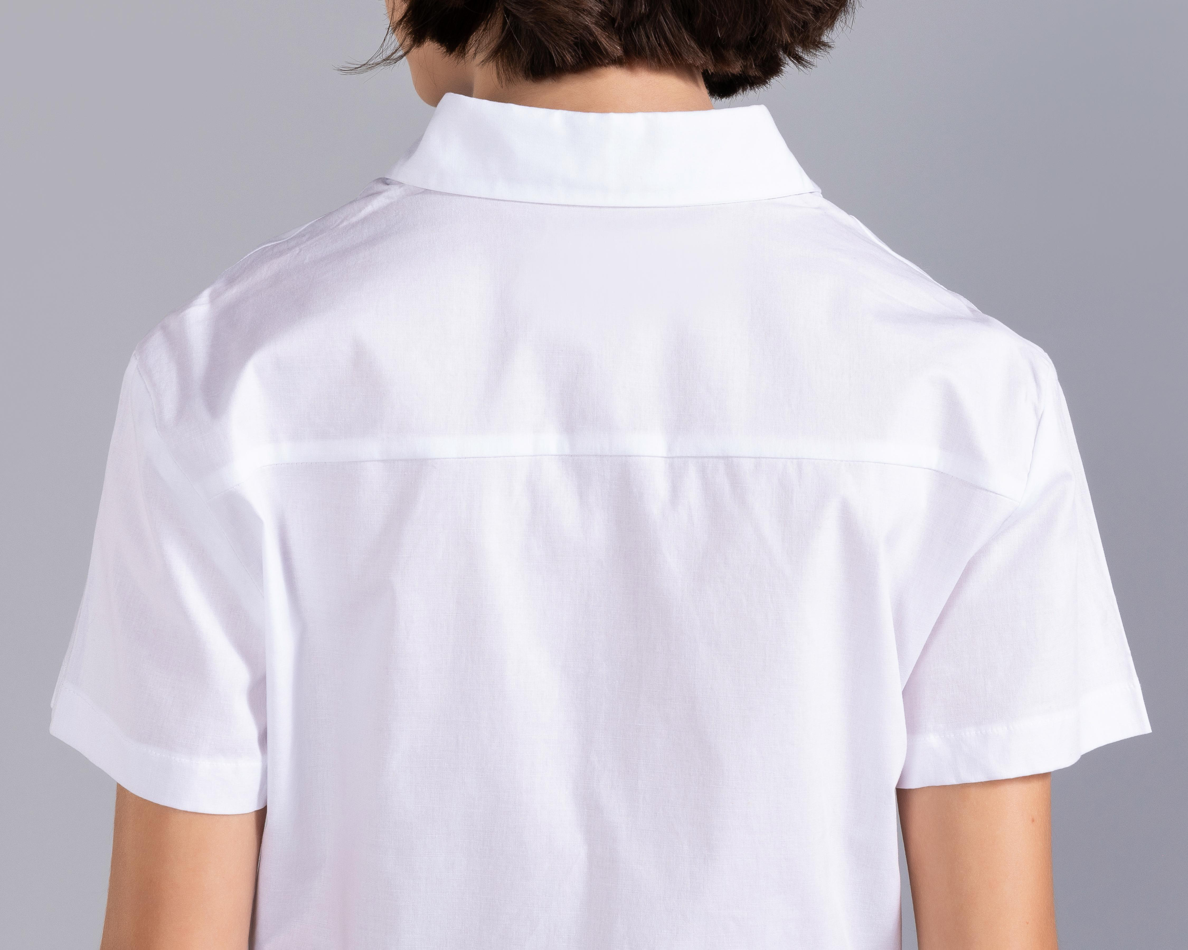 Foto 6 pulgar | Blusa Strona con Cuello Americano para Mujer