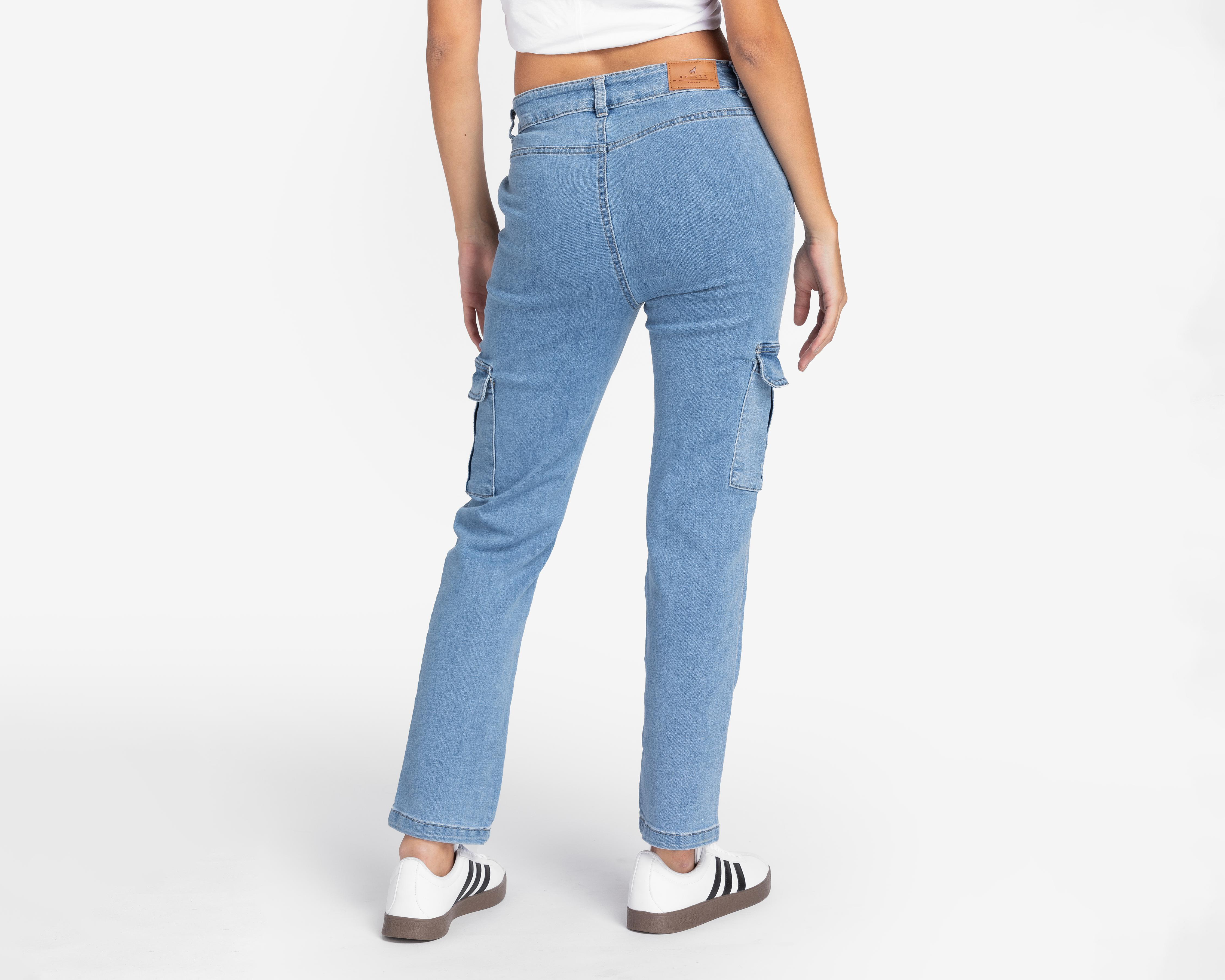 Foto 4 pulgar | Jeans Mom Refill para Mujer