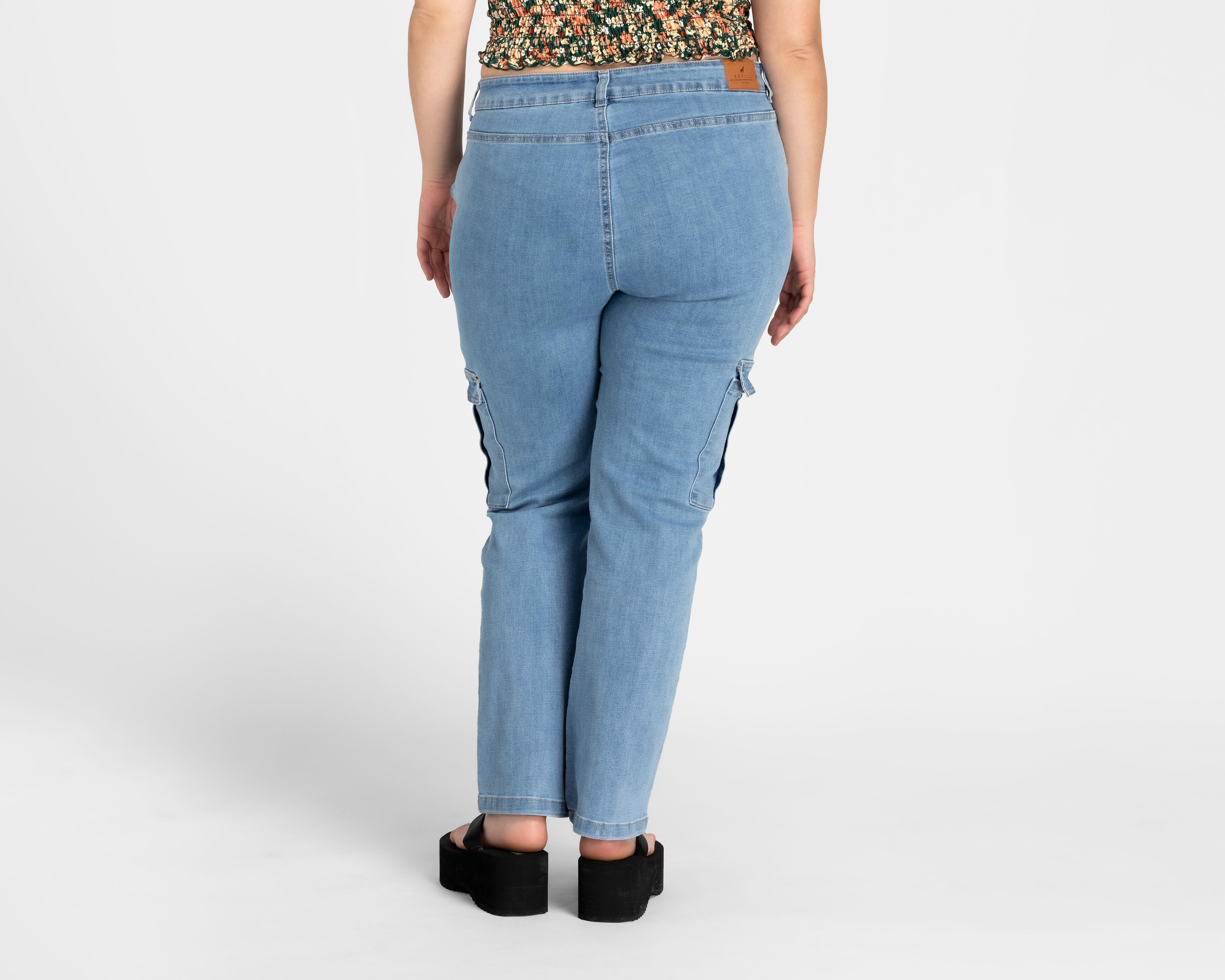 Foto 7 pulgar | Jeans Mom Refill para Mujer