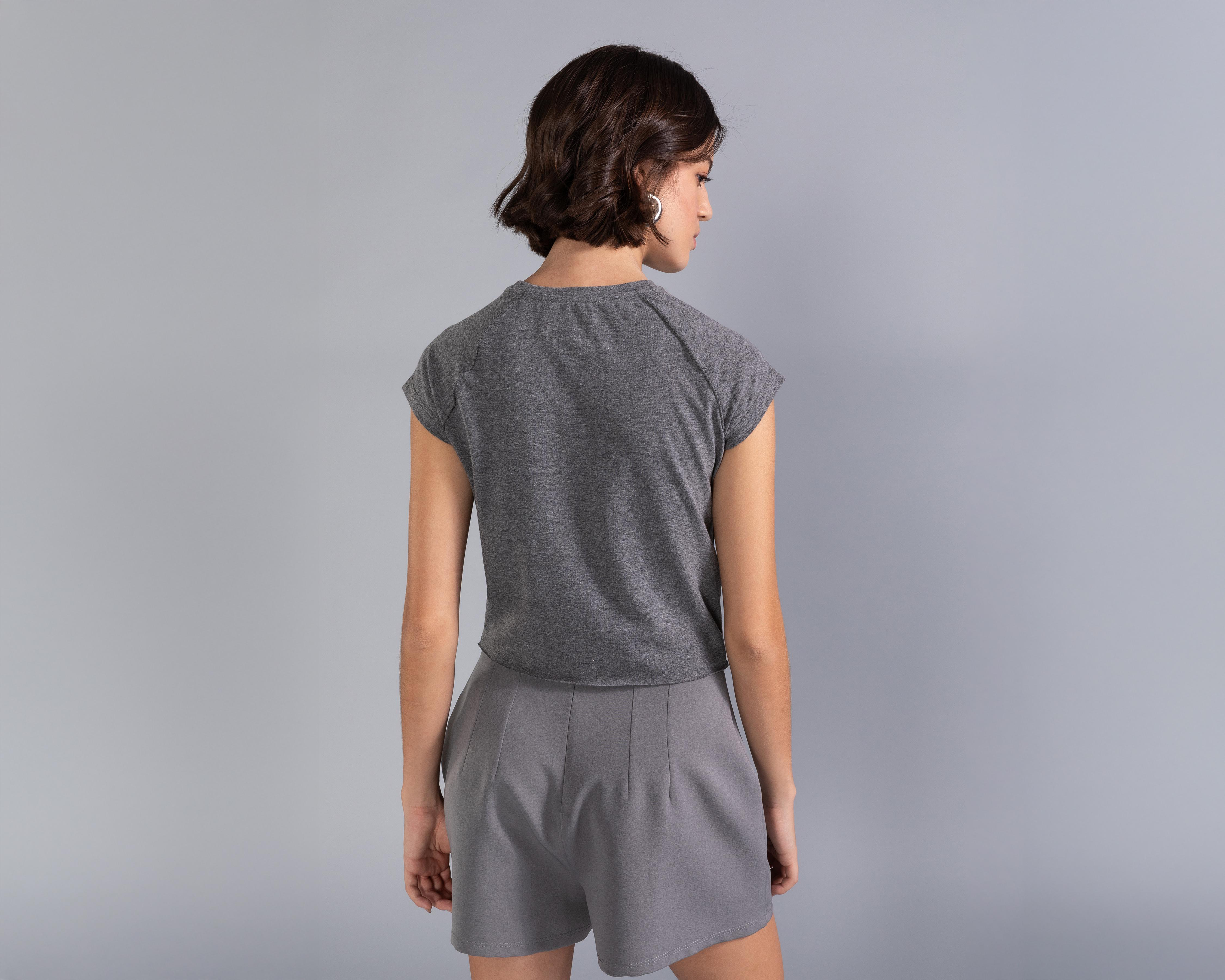 Foto 4 pulgar | Playera Strona Estampada para Mujer