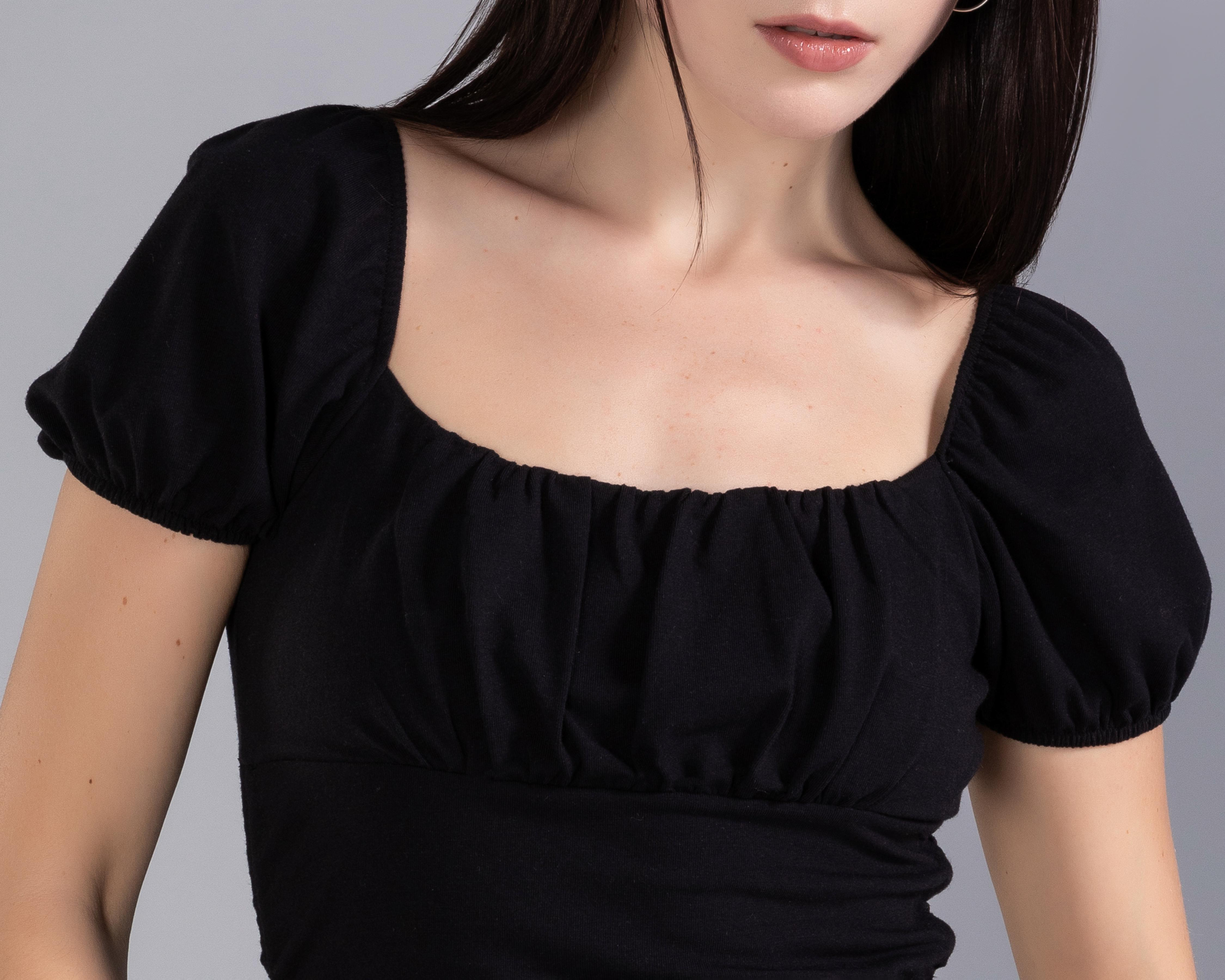 Foto 5 pulgar | Blusa Strona Negra para Mujer