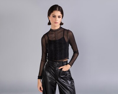 Foto 2 | Blusa Strona Negra para Mujer