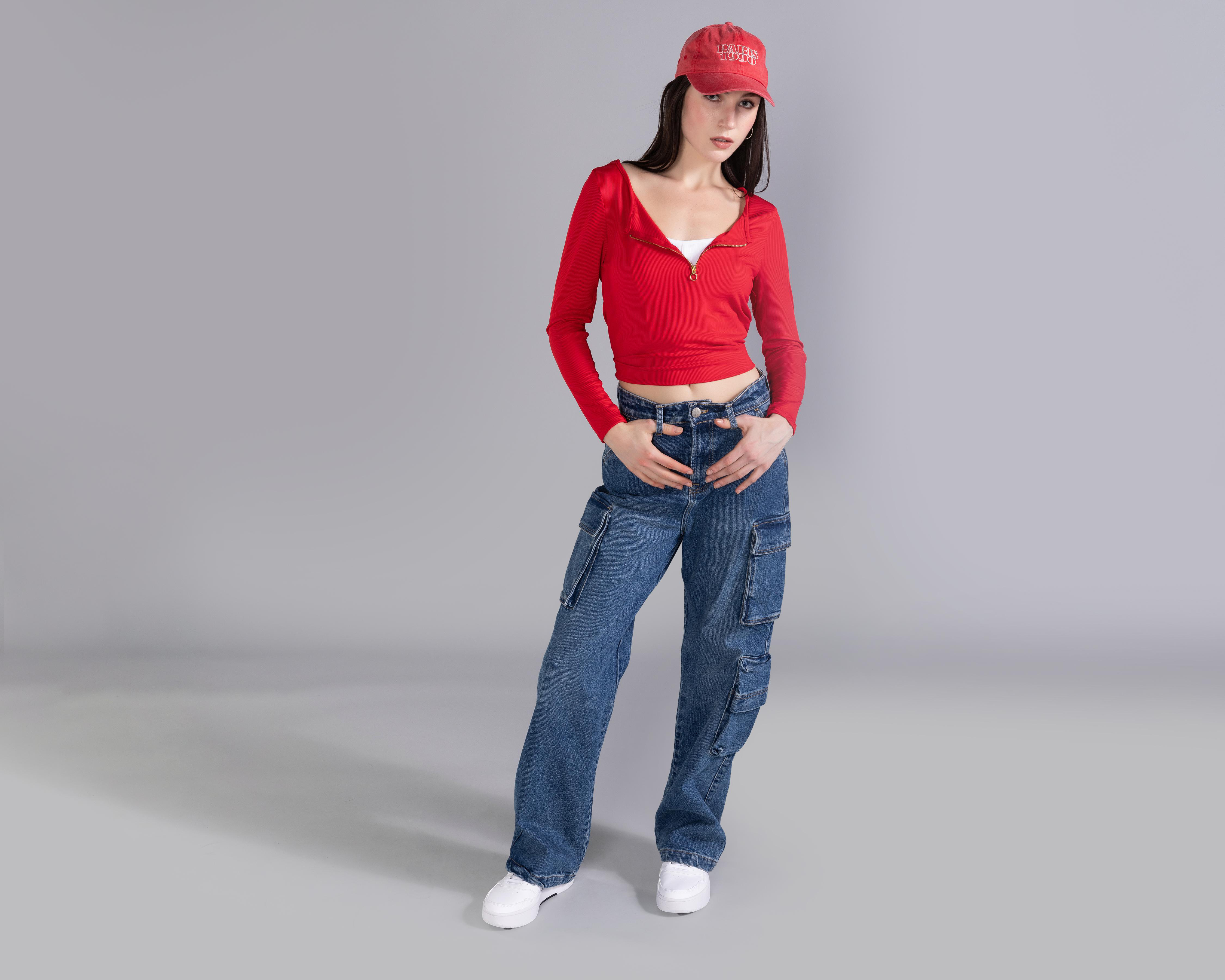 Playera Strona Manga Larga para Mujer