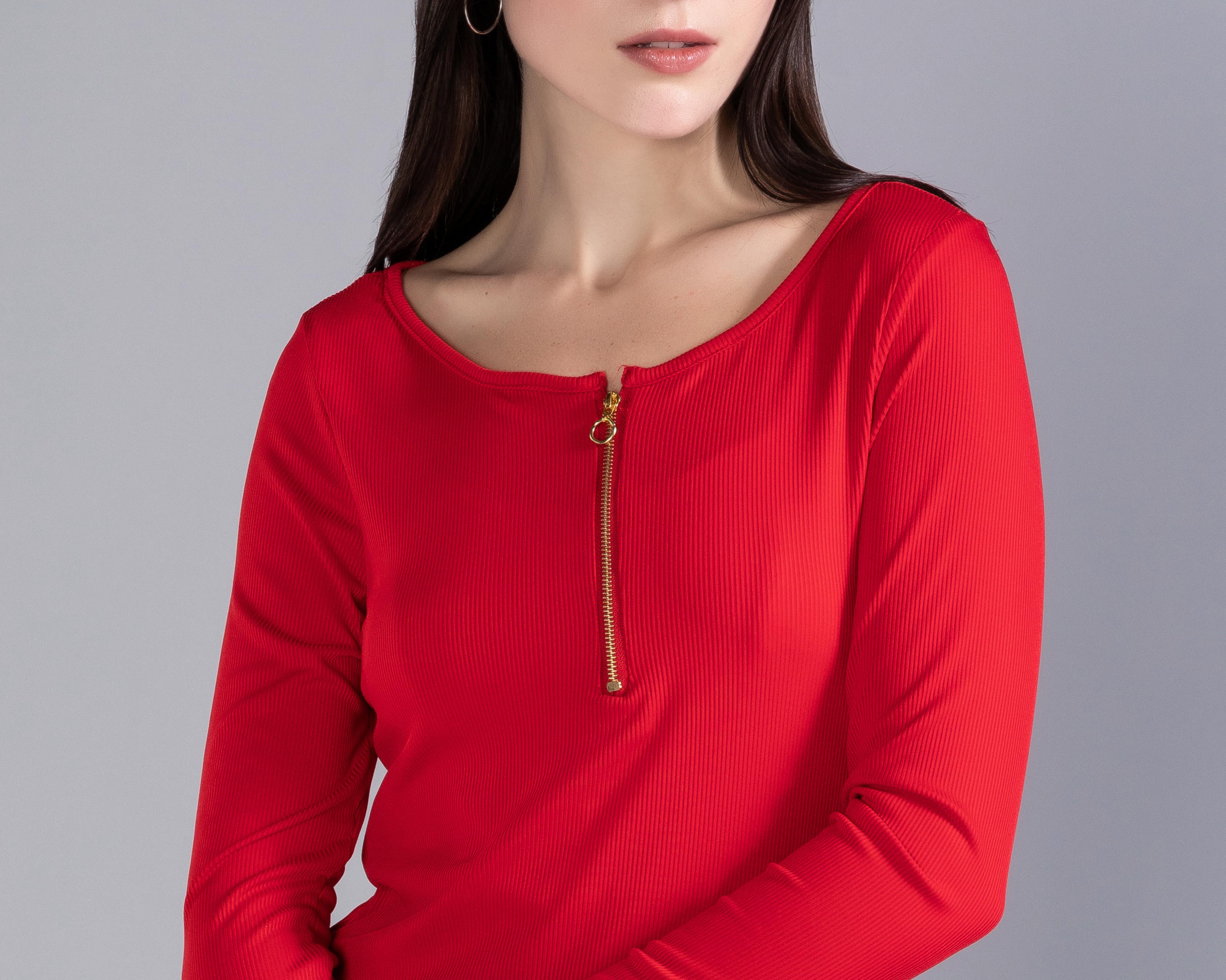Foto 5 pulgar | Playera Strona Manga Larga para Mujer