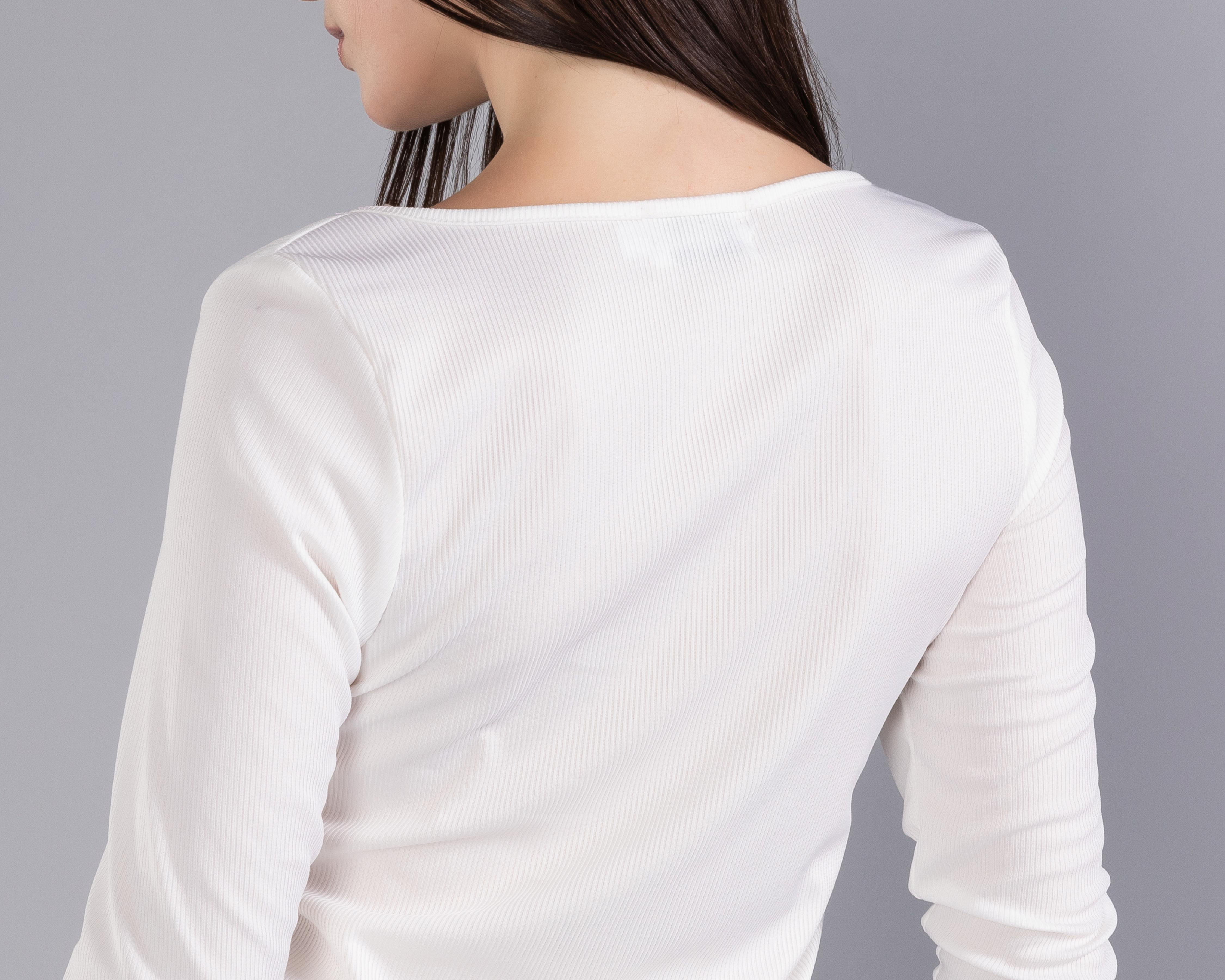 Foto 6 pulgar | Playera Strona Manga Larga para Mujer