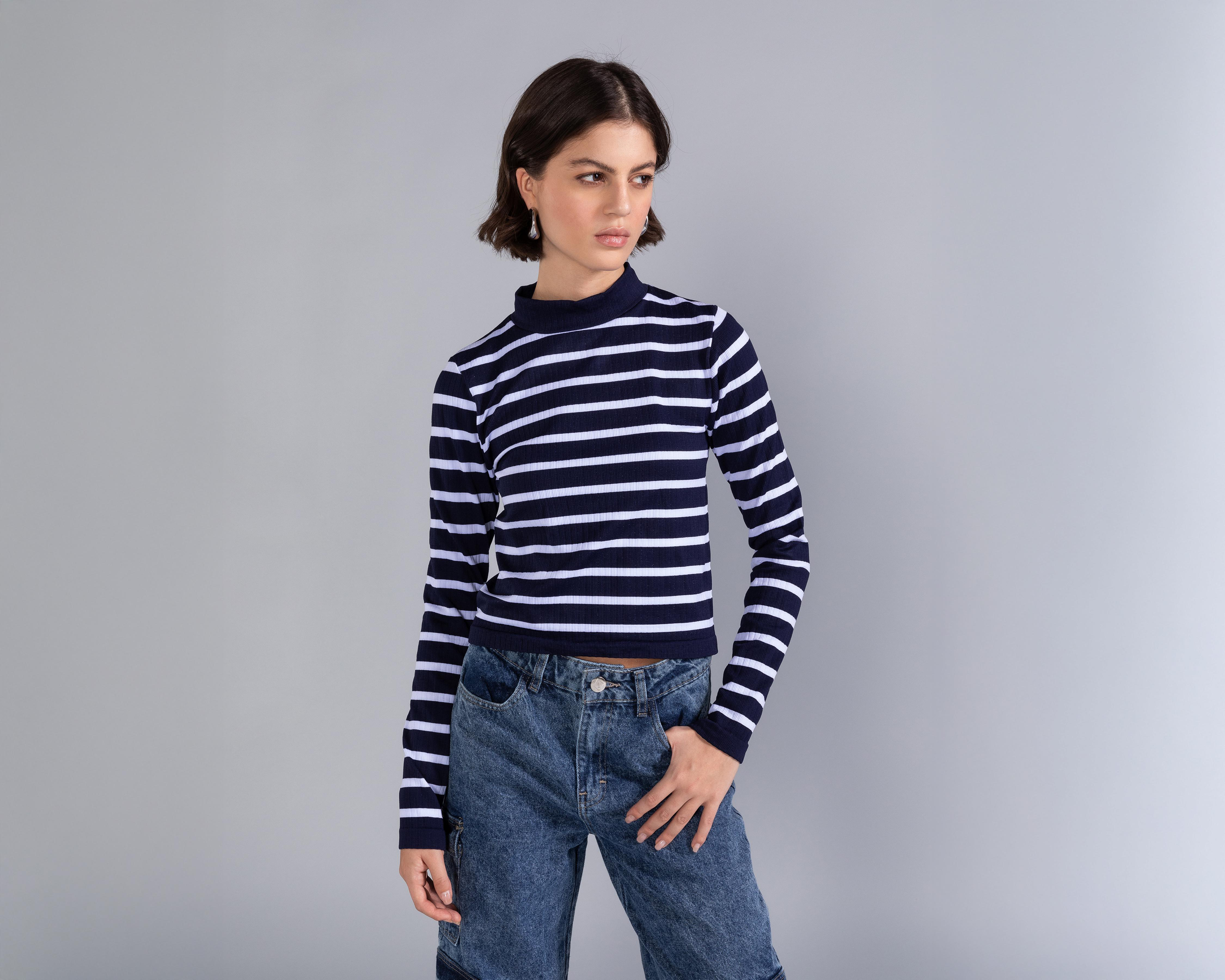 Foto 2 | Playera Strona Manga Larga para Mujer